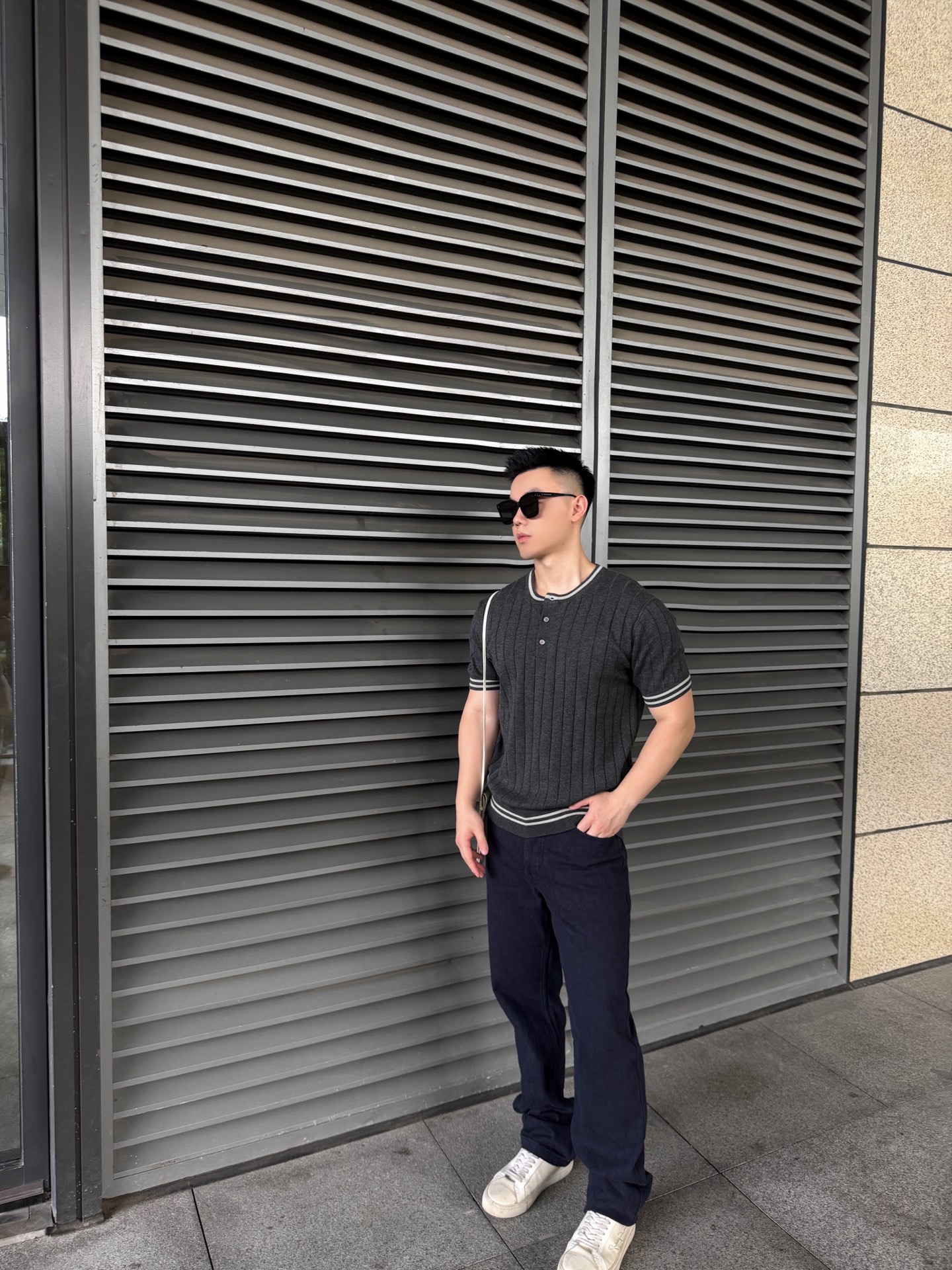 Brunello striped knitt-shirt