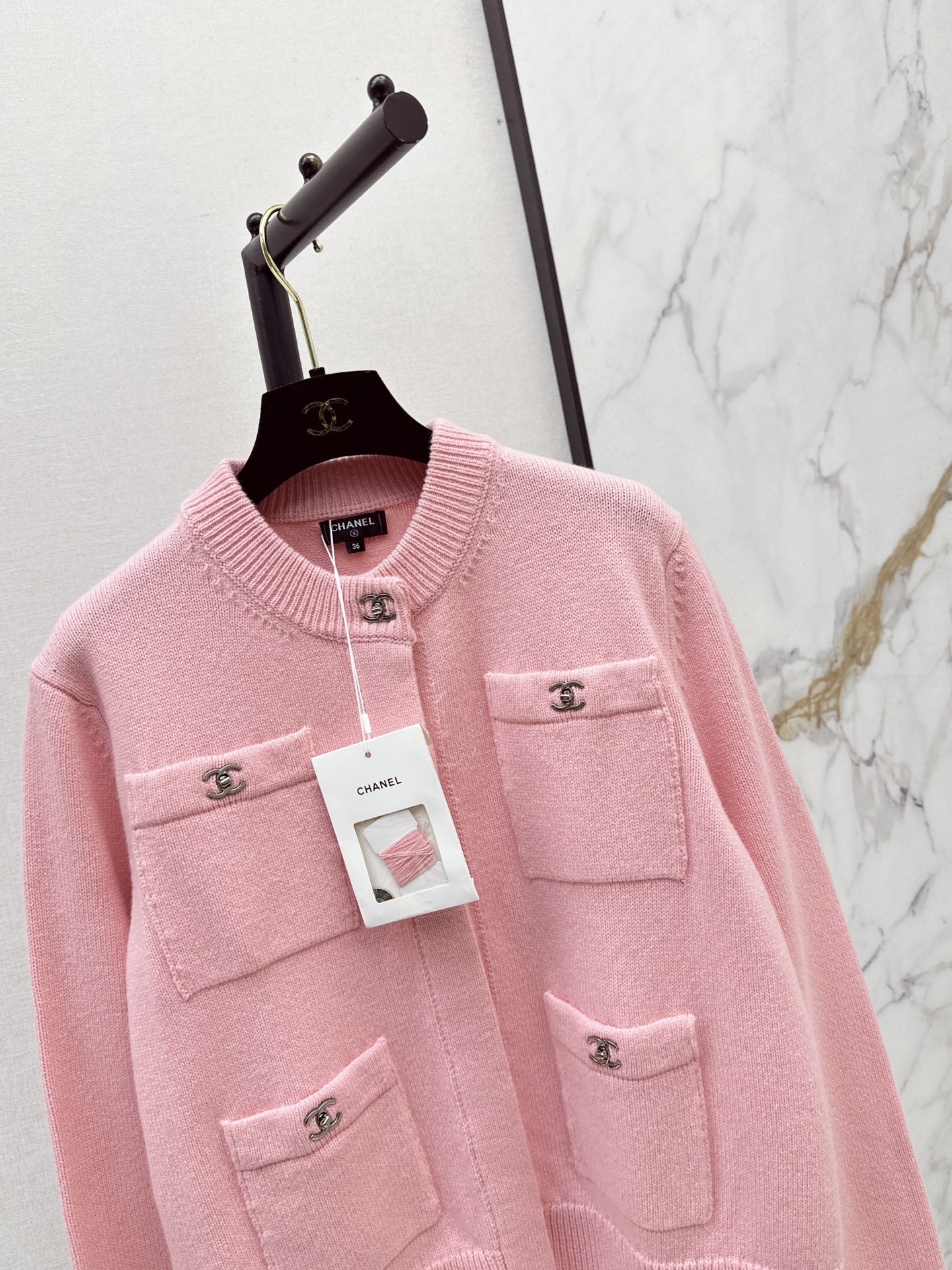 Chan 26fw knit jacket