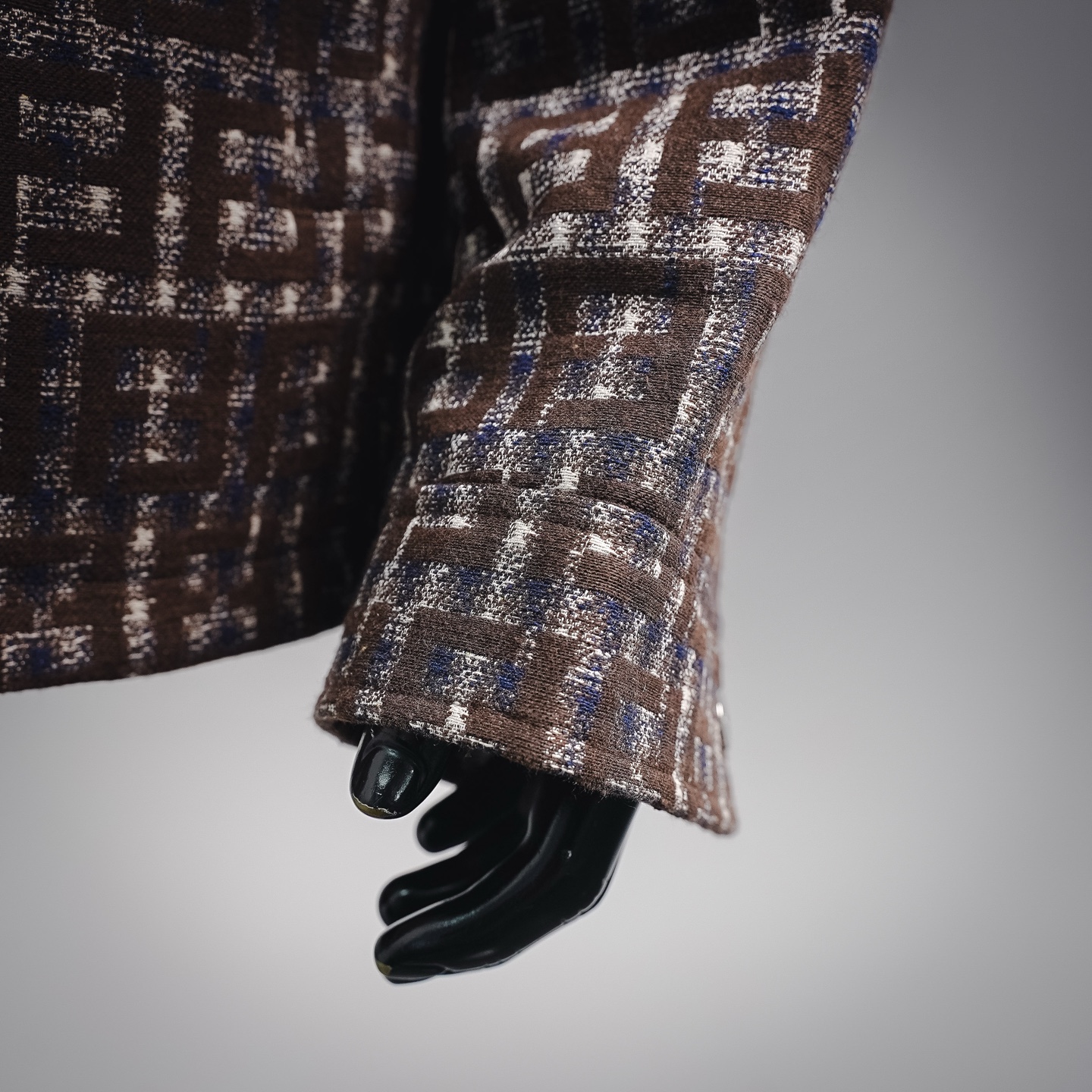 Fend monogram tweed jacket