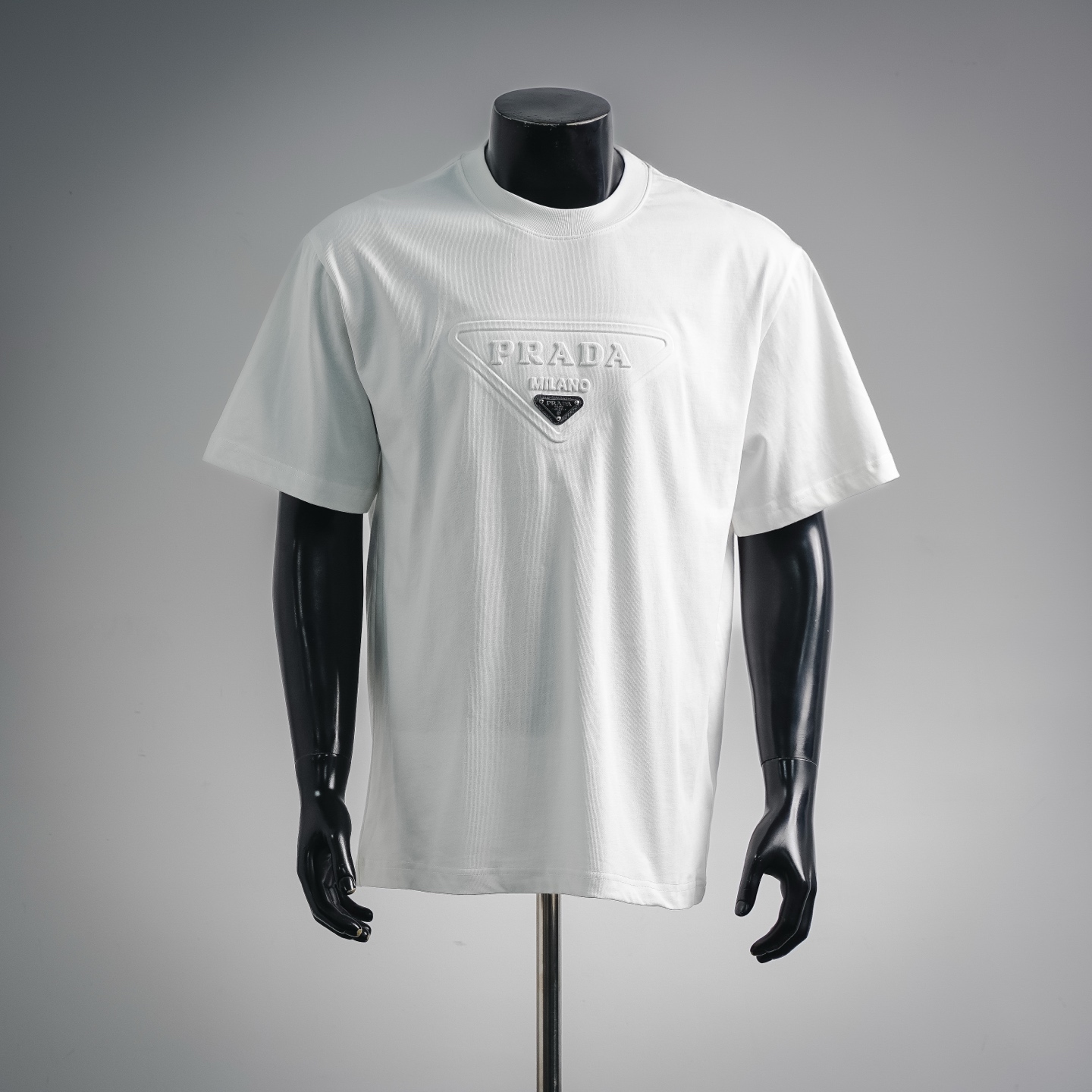 Pra casual embossed t-shirt