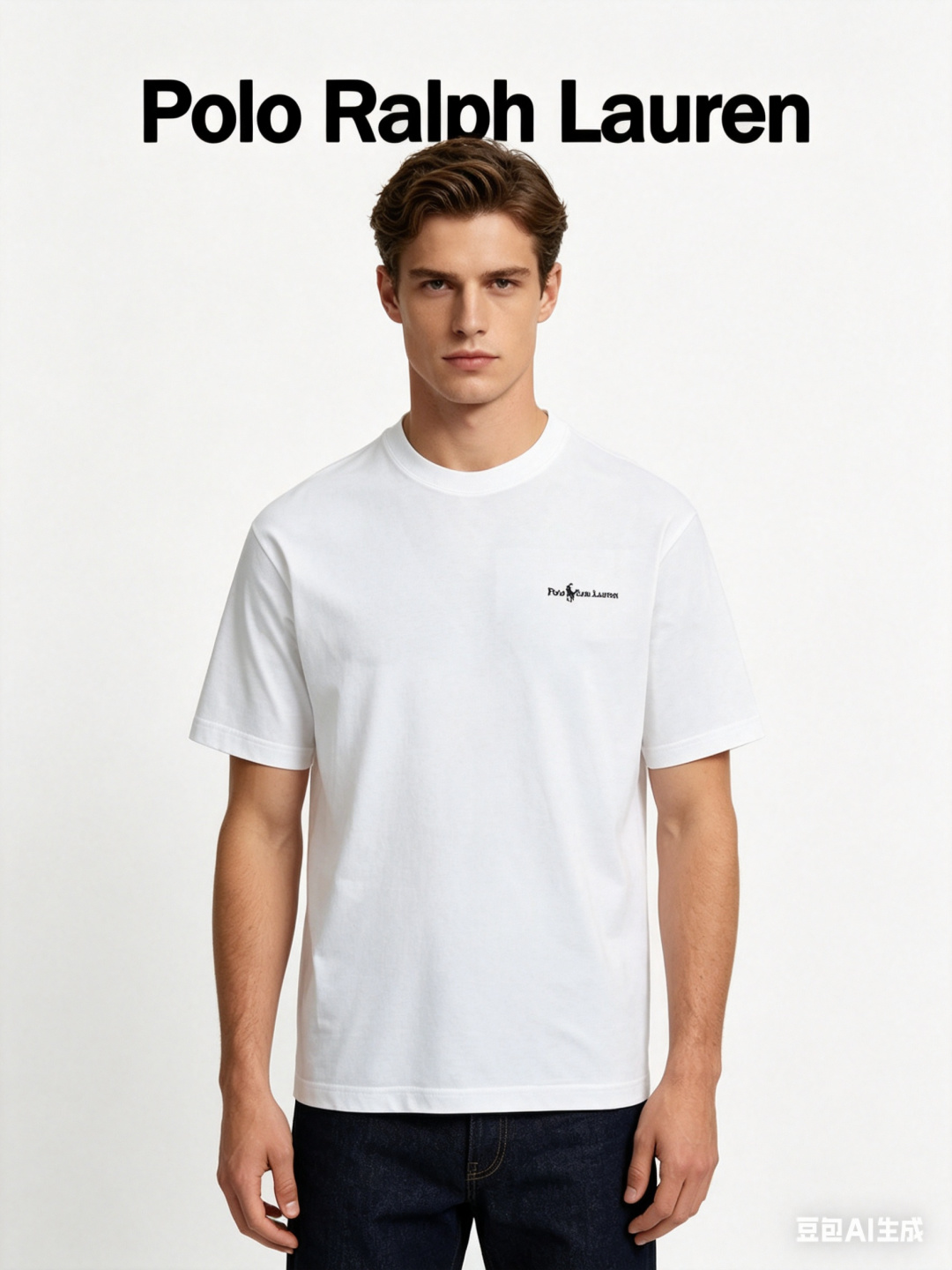 Ralph letter embroidered t-shirt