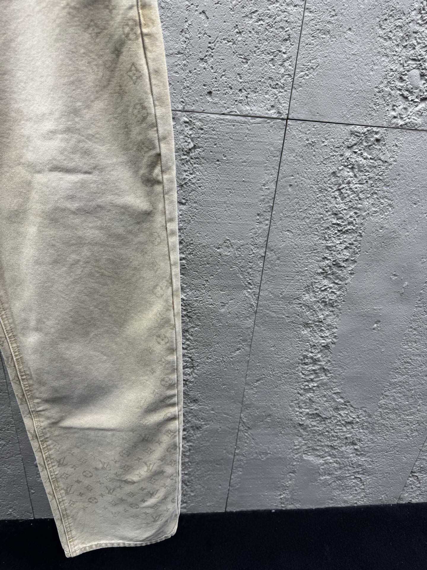Louis all-over jacquard jeans