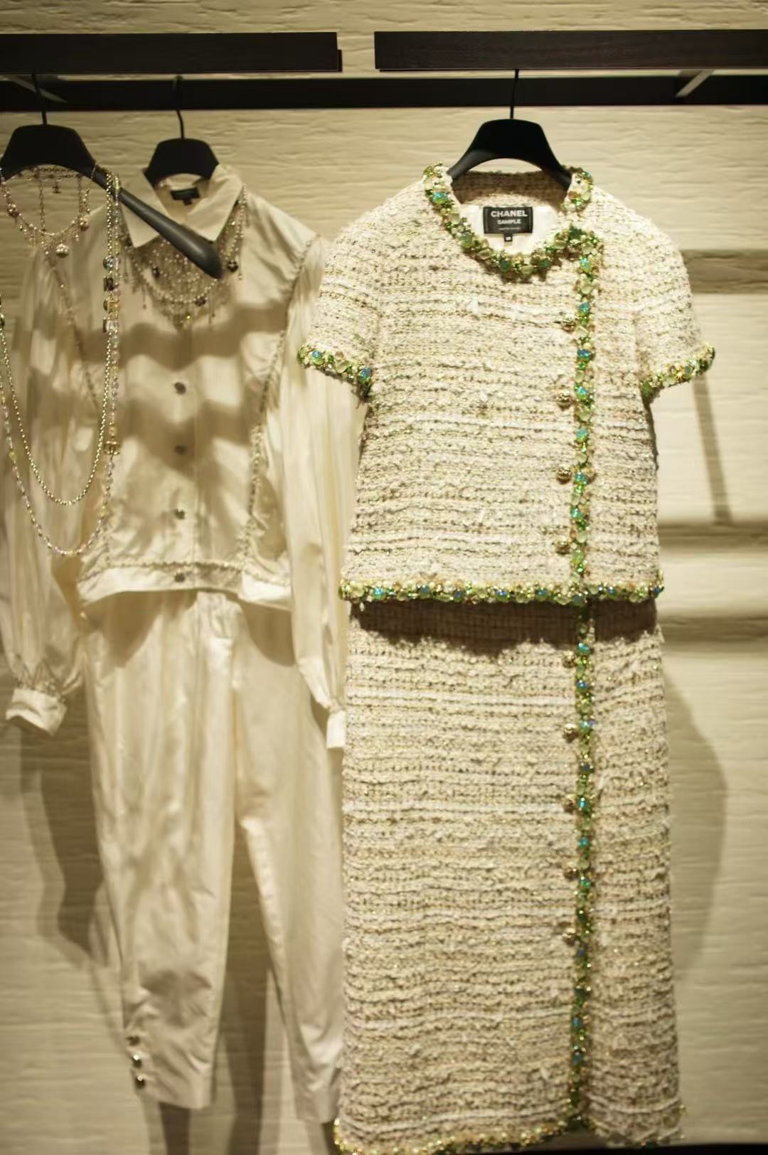 Chan 26ss woven skirt