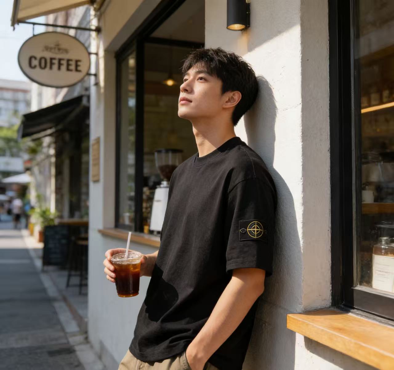 Stone casual t-shirt