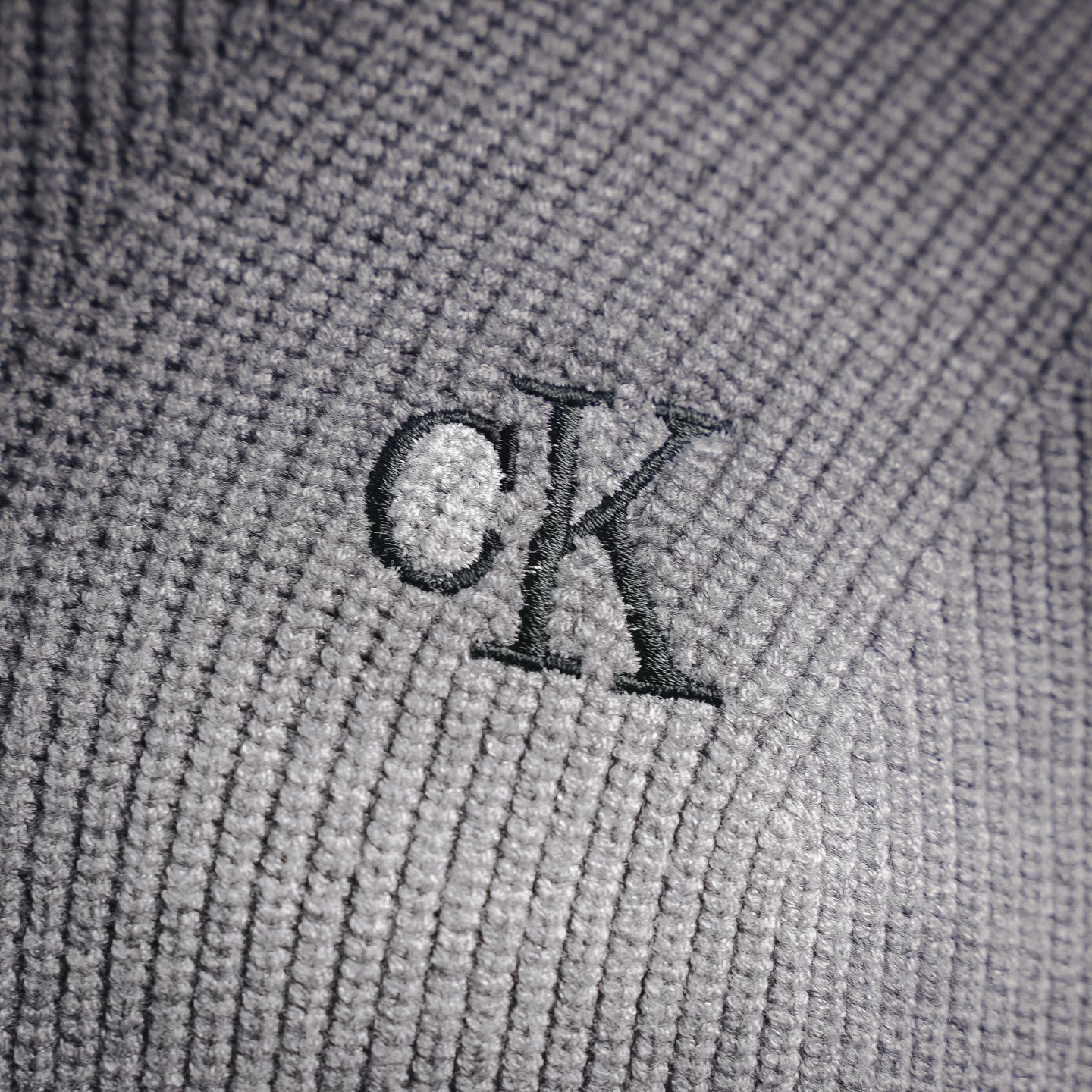 CK ribbed minimal jacket