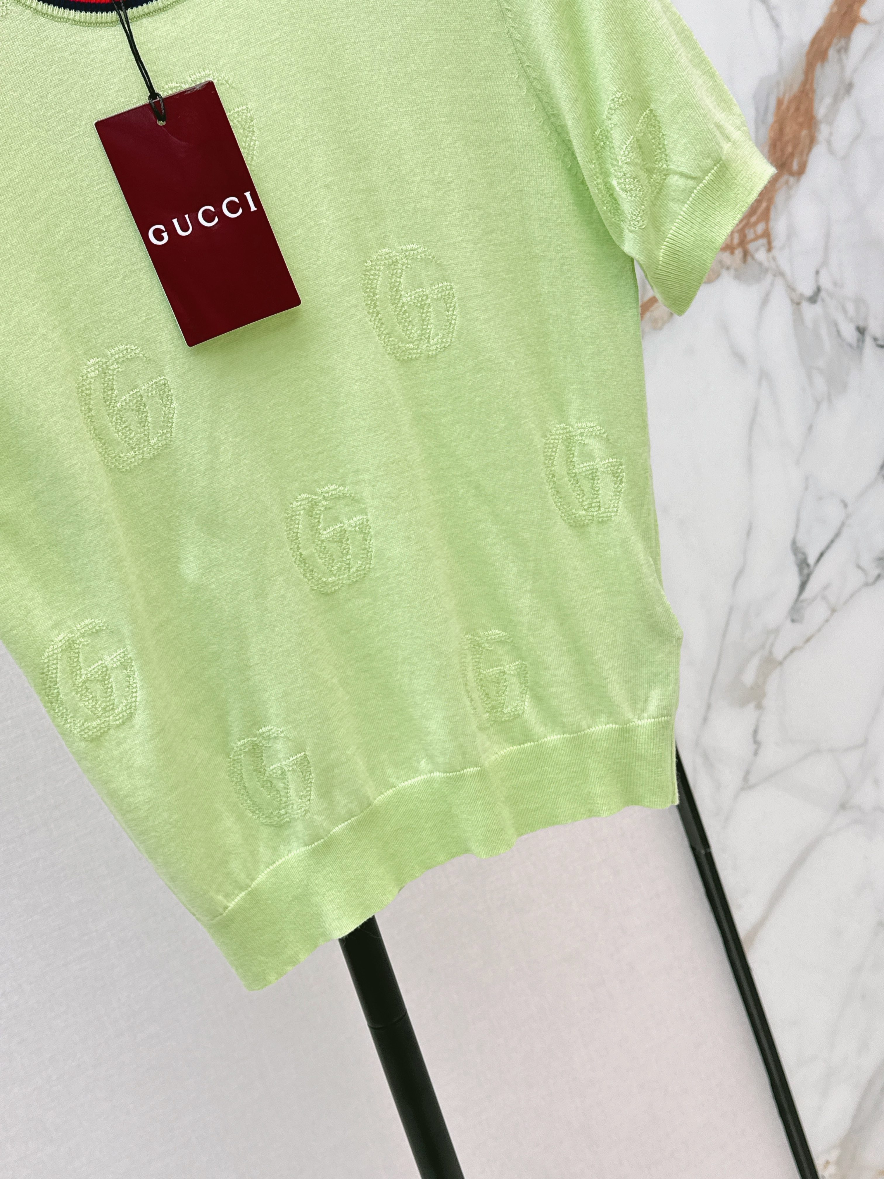 Guc 26ss jacquard sweater