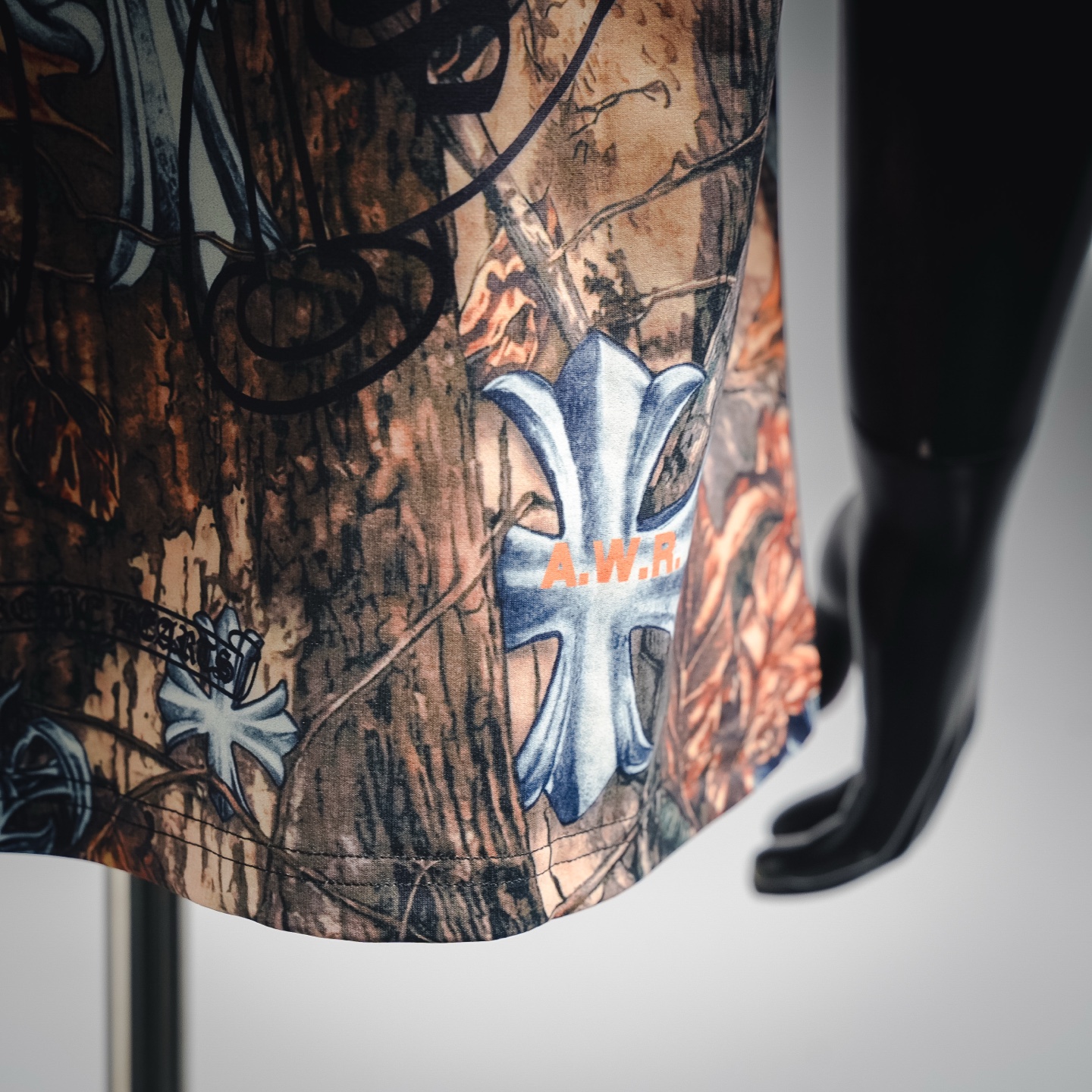 Chrome cross printed t-shirt