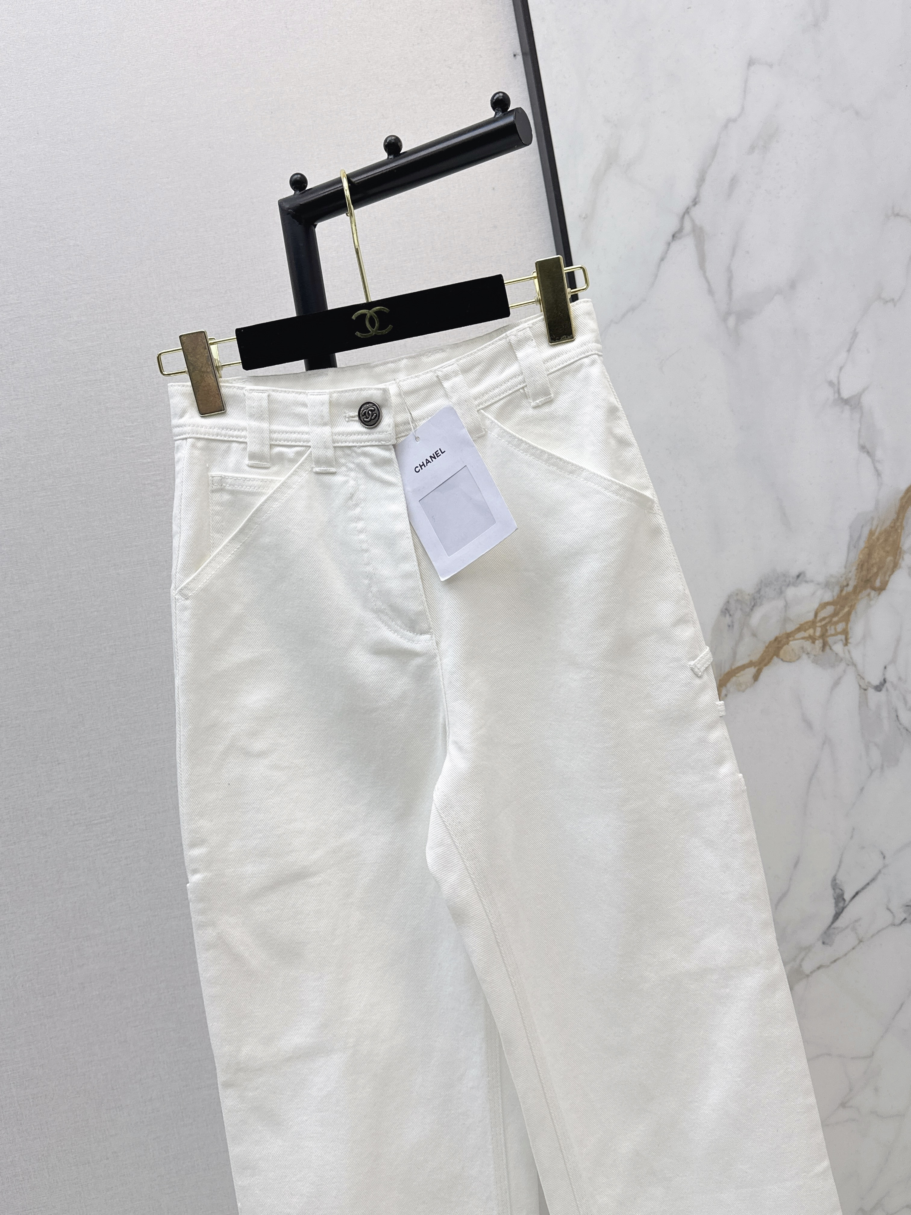 Chan 26ss wide-leg jeans