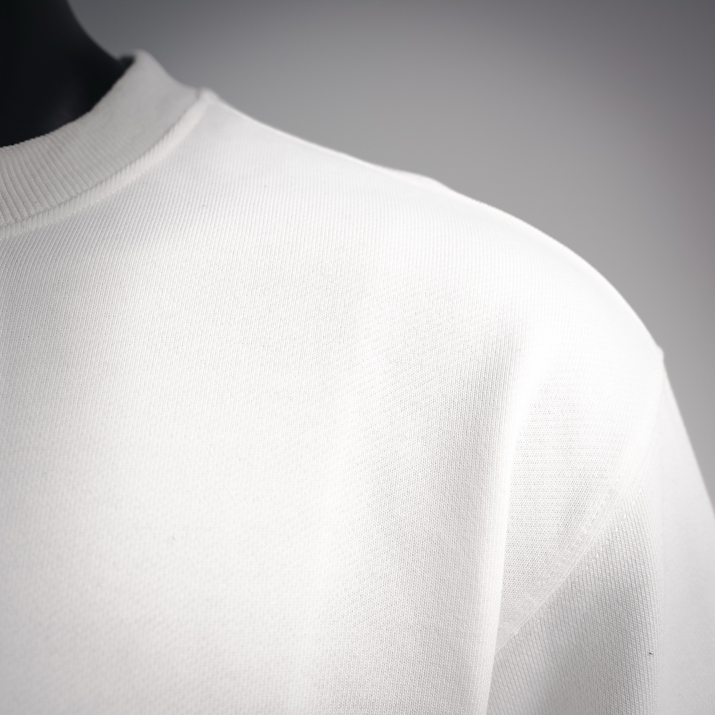 Stone relaxed minimal sweatshirt