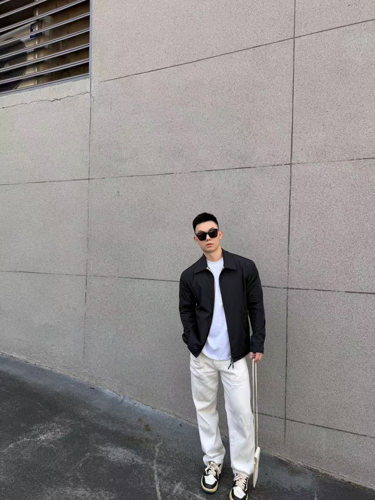 Bur reversible collared jacket