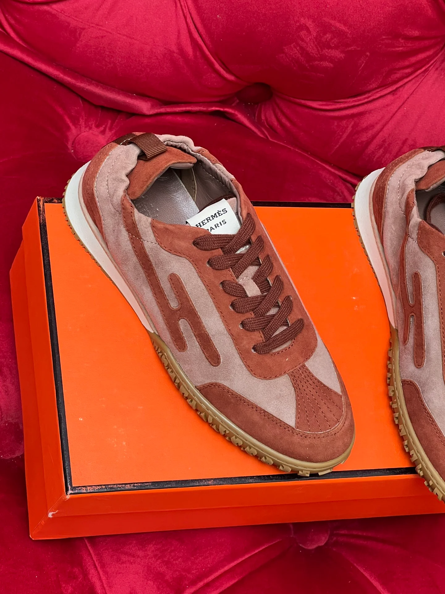 Herm suede sneakers