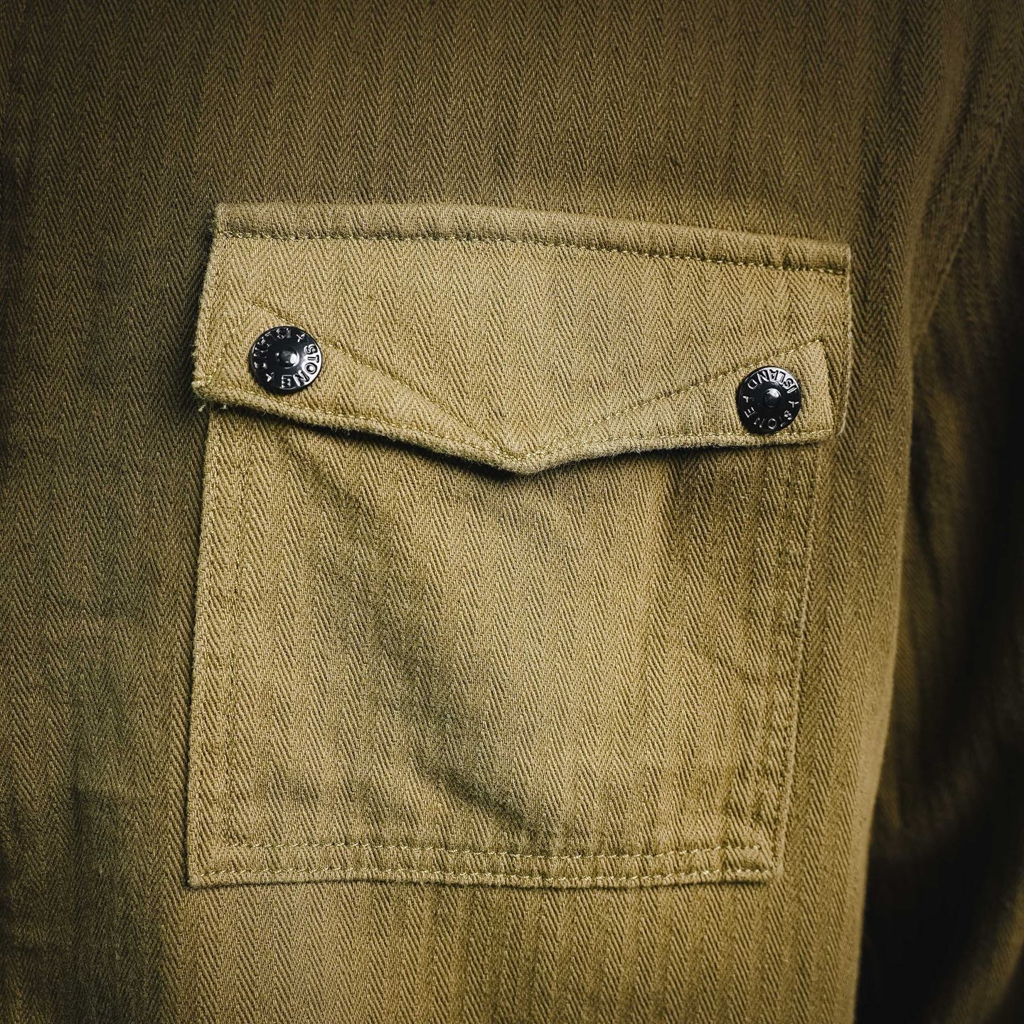 Stone multi-pocket jacket