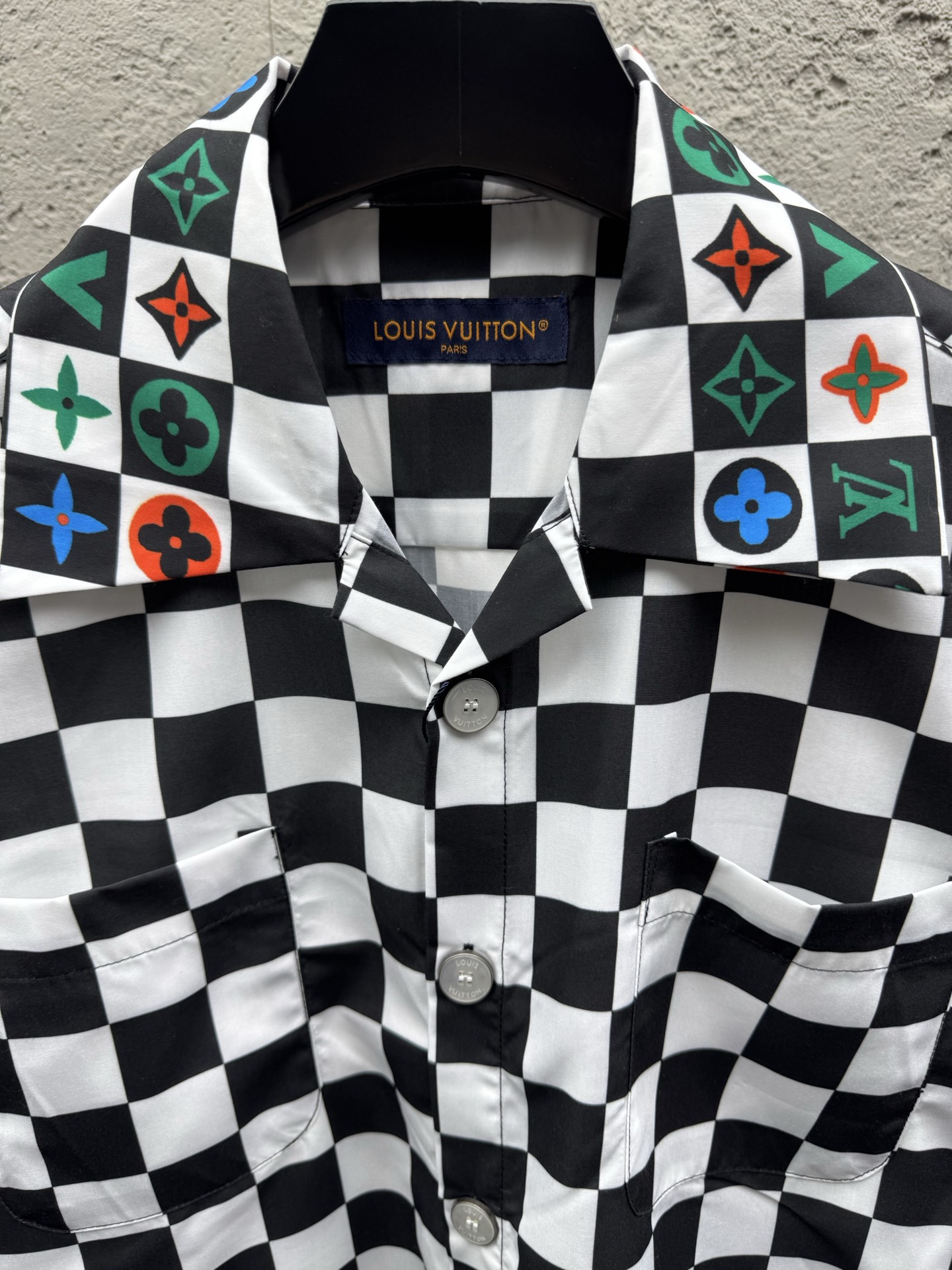 Louis checkerboard graphic t-shirt