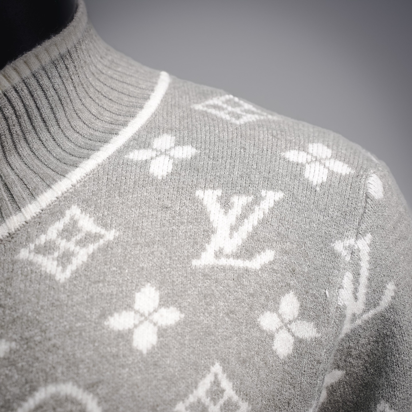 Louis monogram knit cardigan