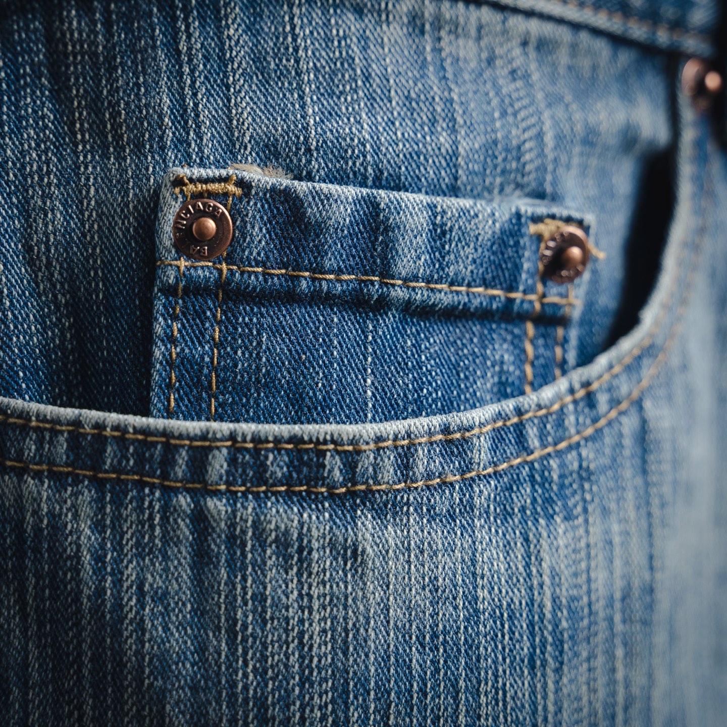 Balen washed splicing jeans