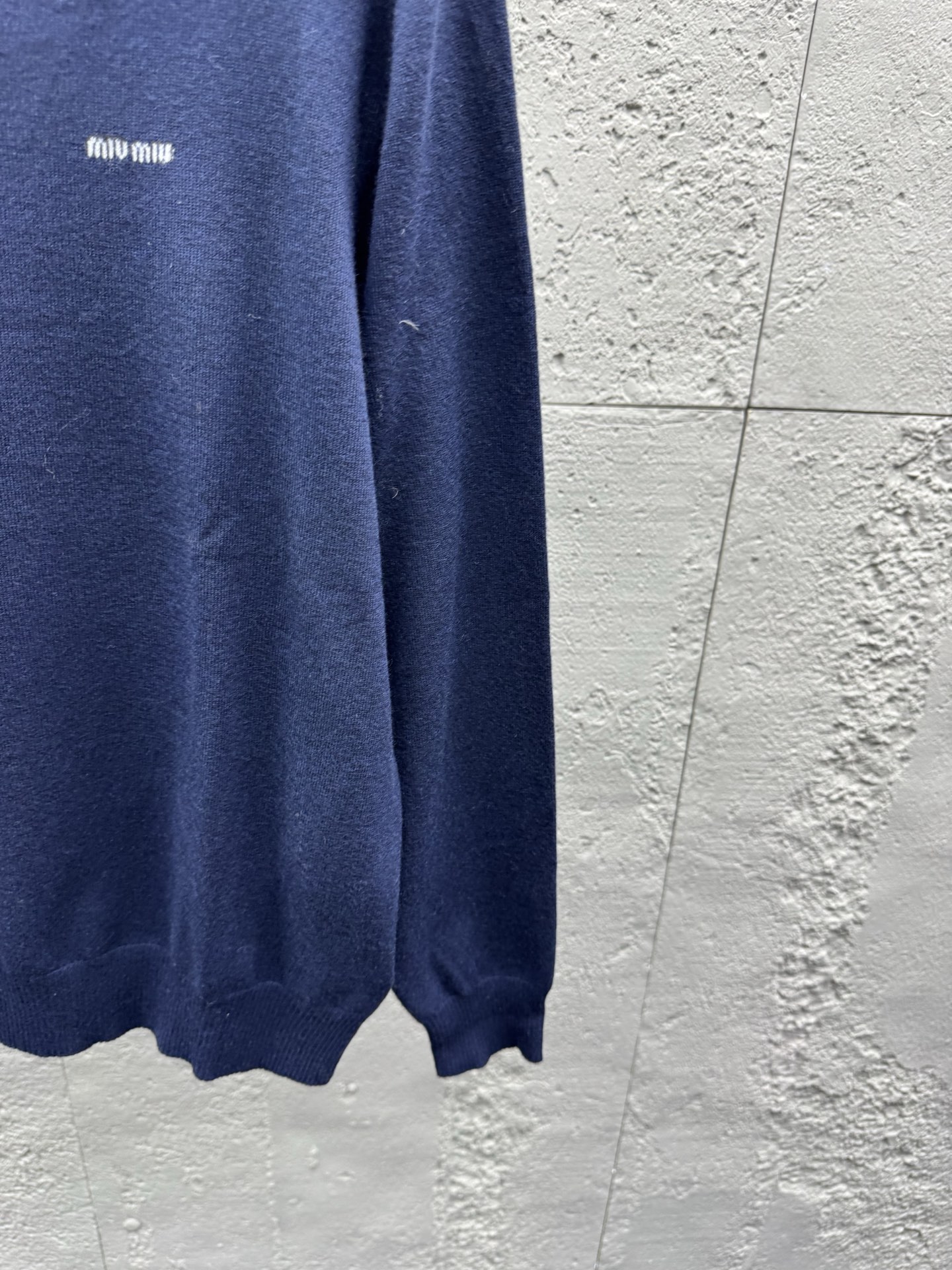 Miu layered preppy sweater