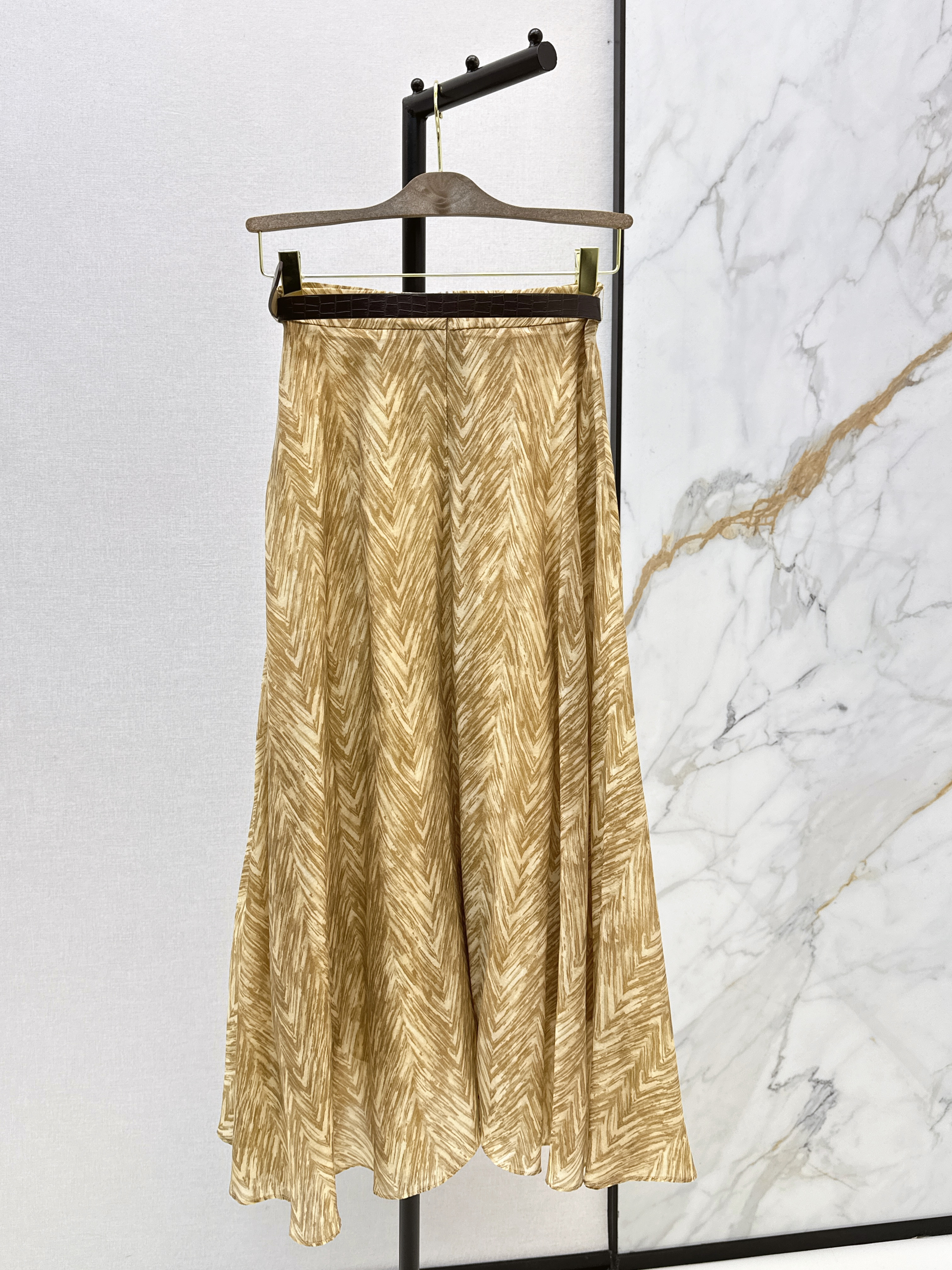 Brun 26ss print skirt