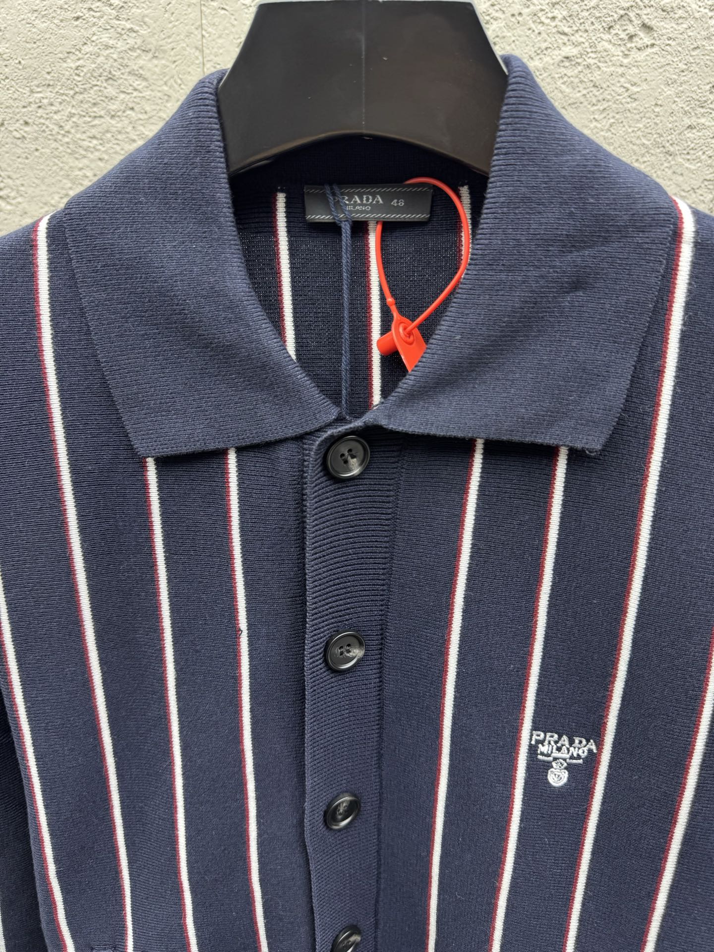 Pra striped classic cardigan