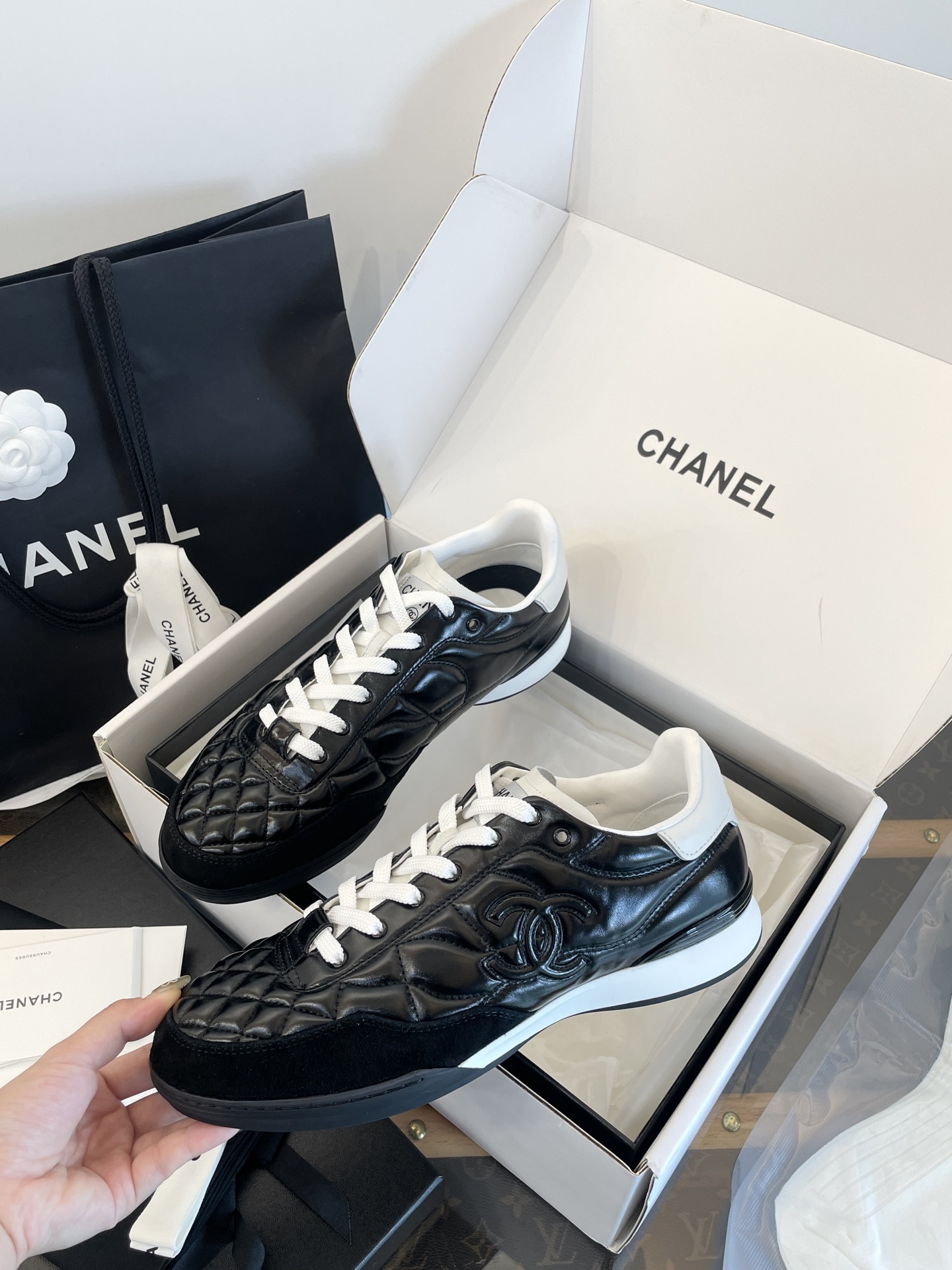 Chan quilted classic sneakers