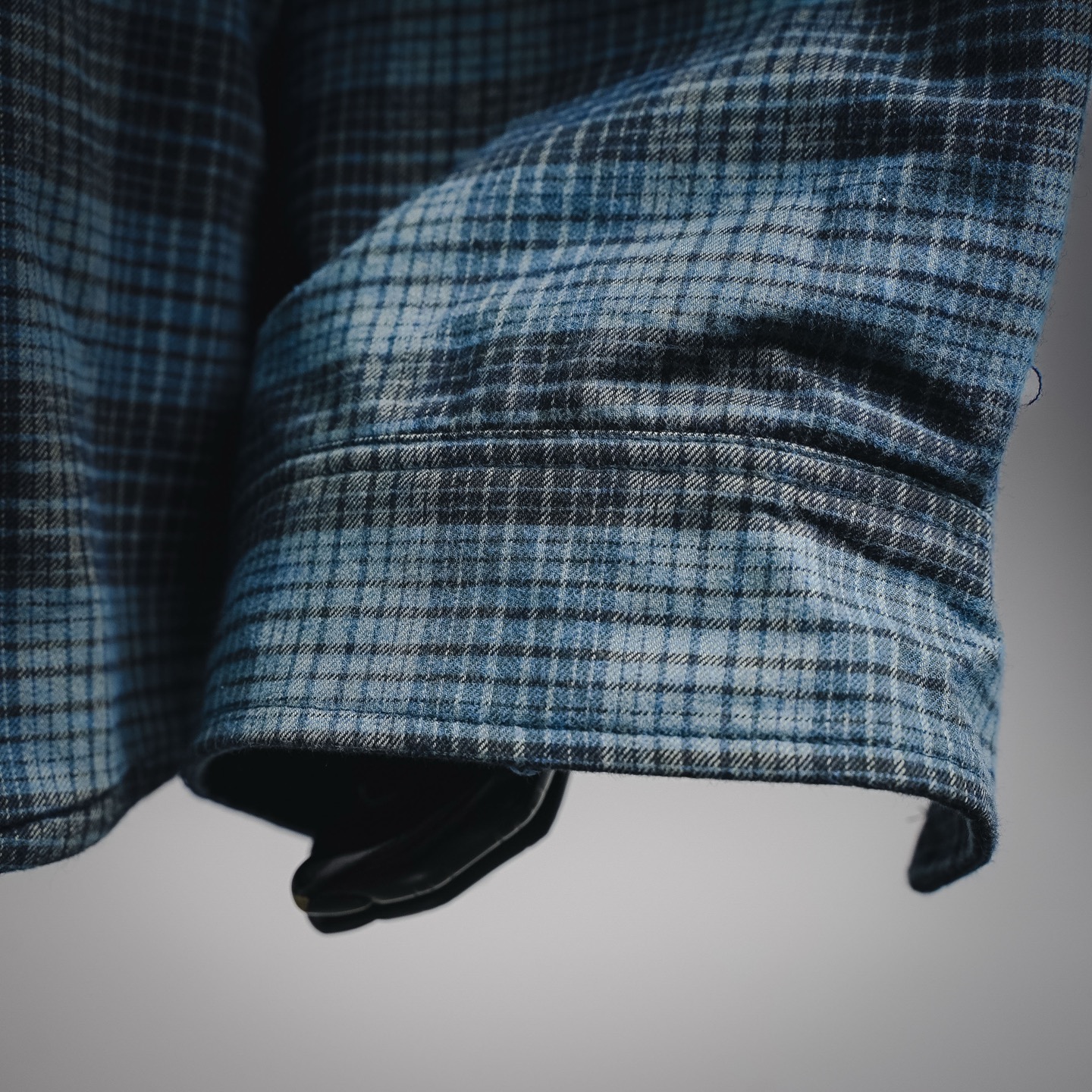 Balen plaid zip-up coat