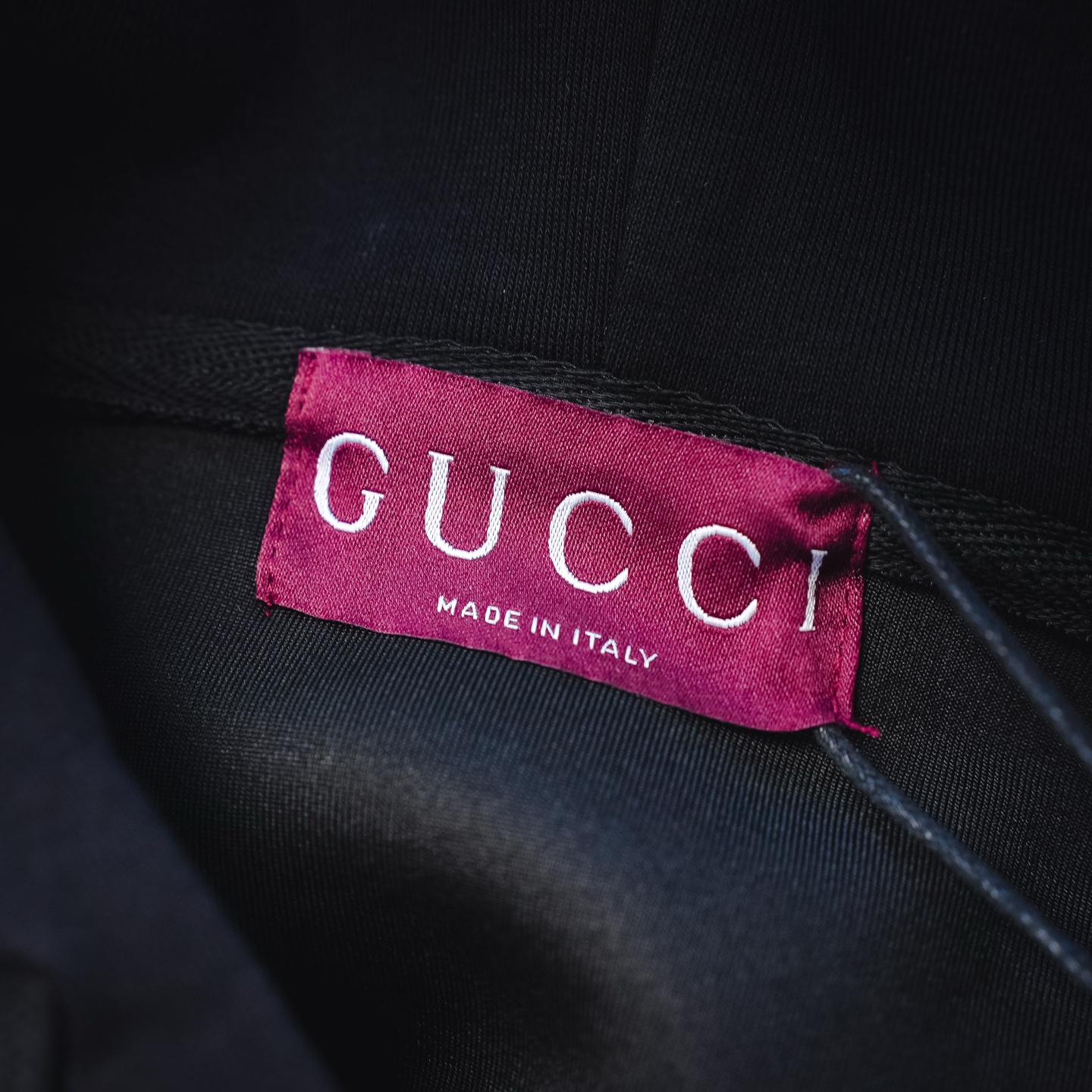 Guc zip-up hooded jacket