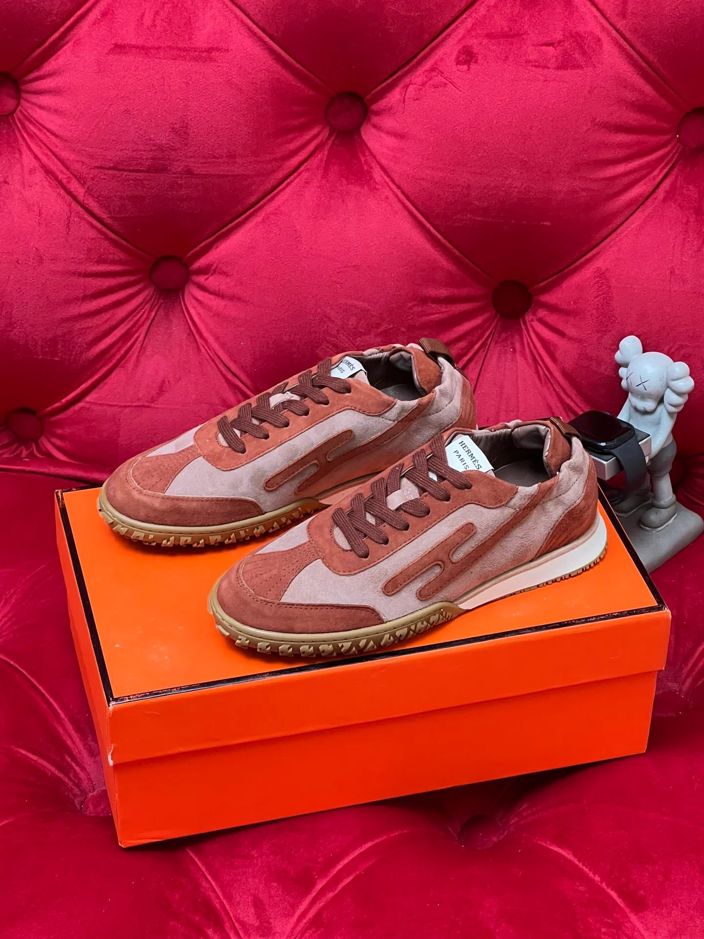 Herm suede sneakers