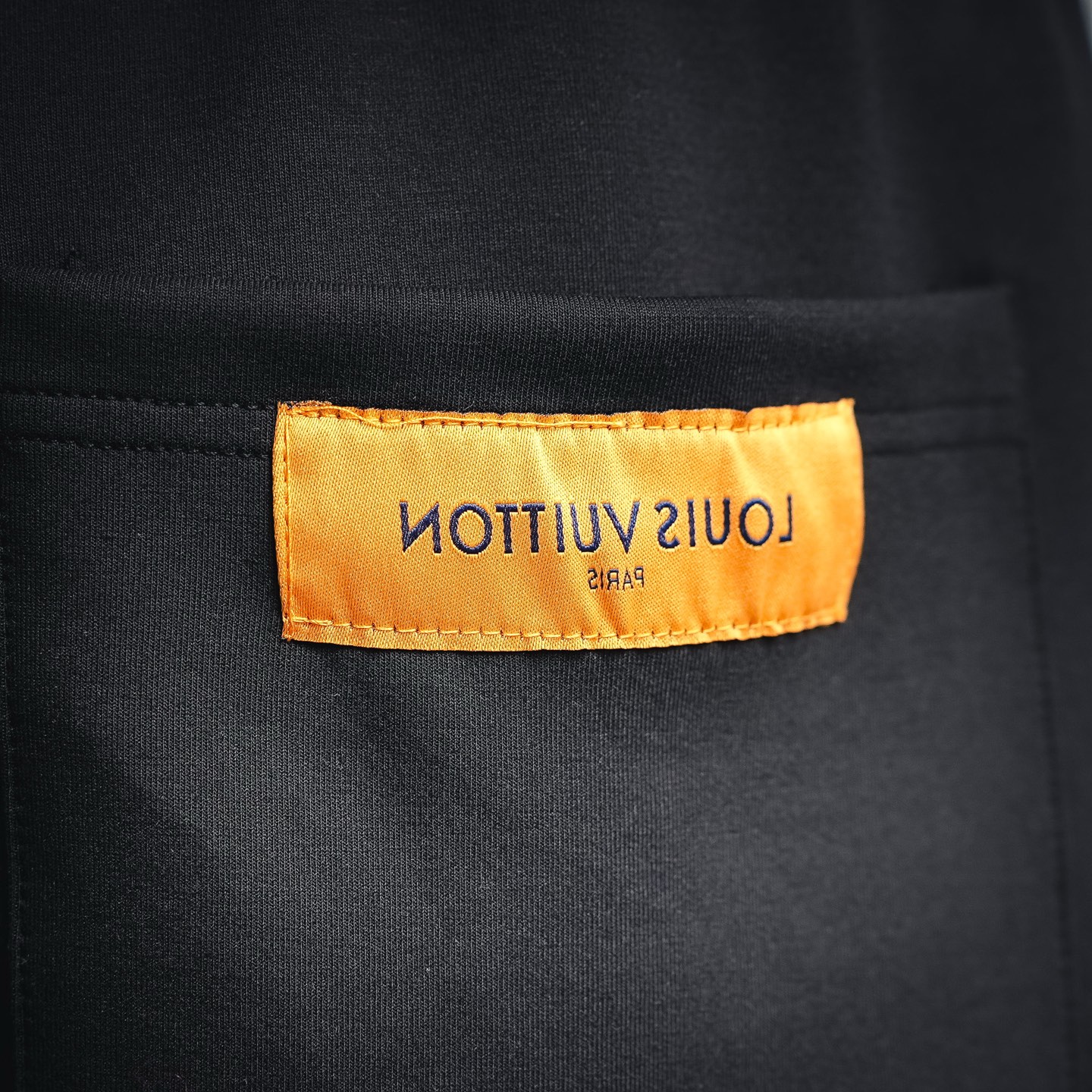 Louis embroidered letter pants