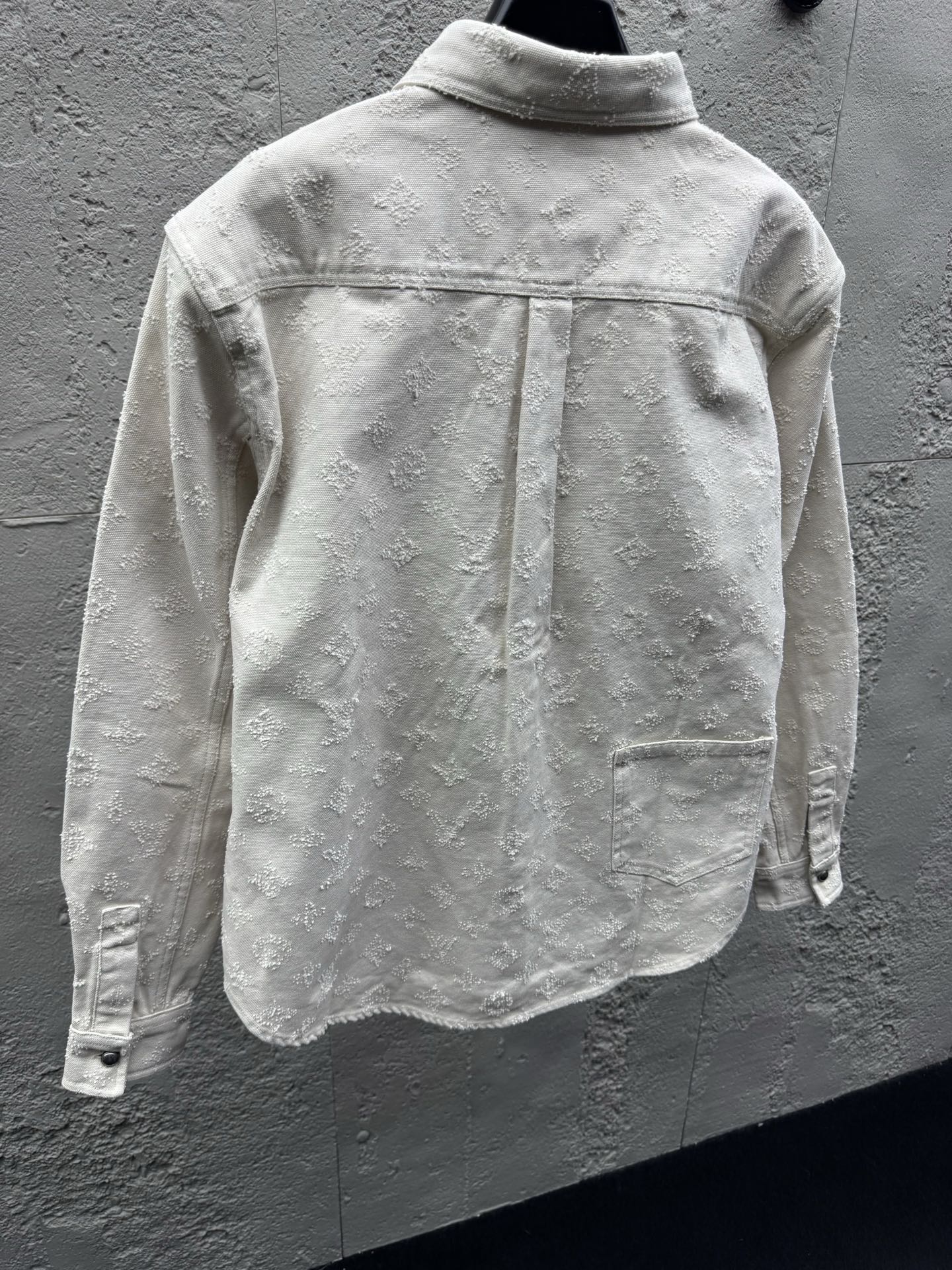 Louis embroidered jacquard denim jacket