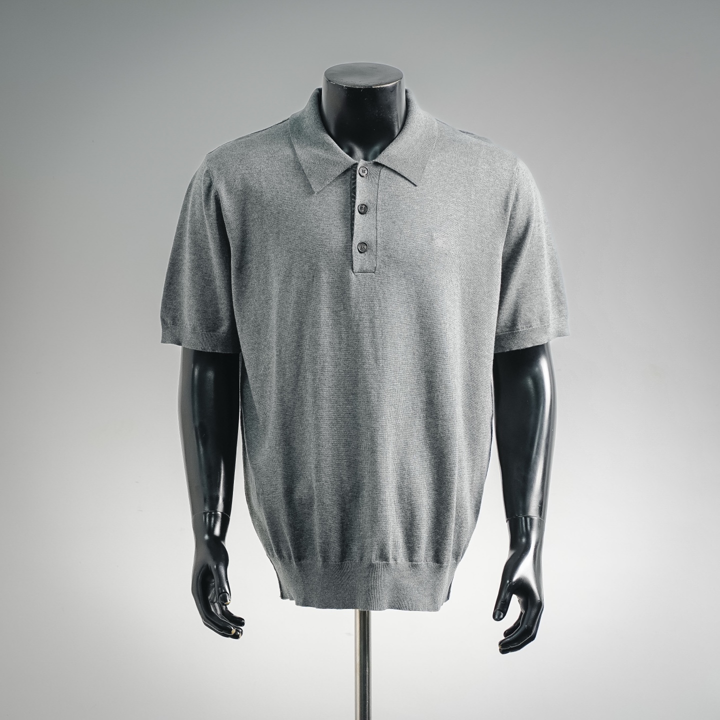Bur embroidered knit Polo