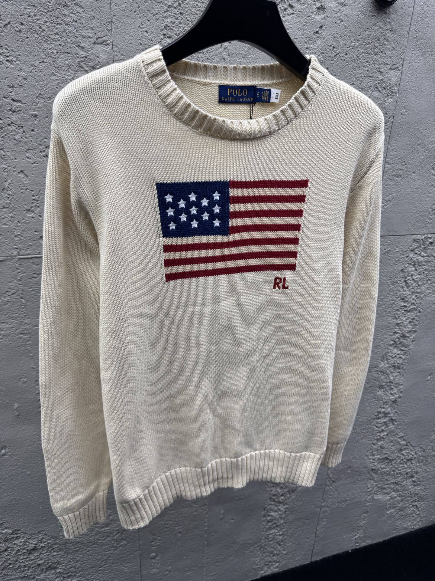Ralph embroidered jacquard sweater