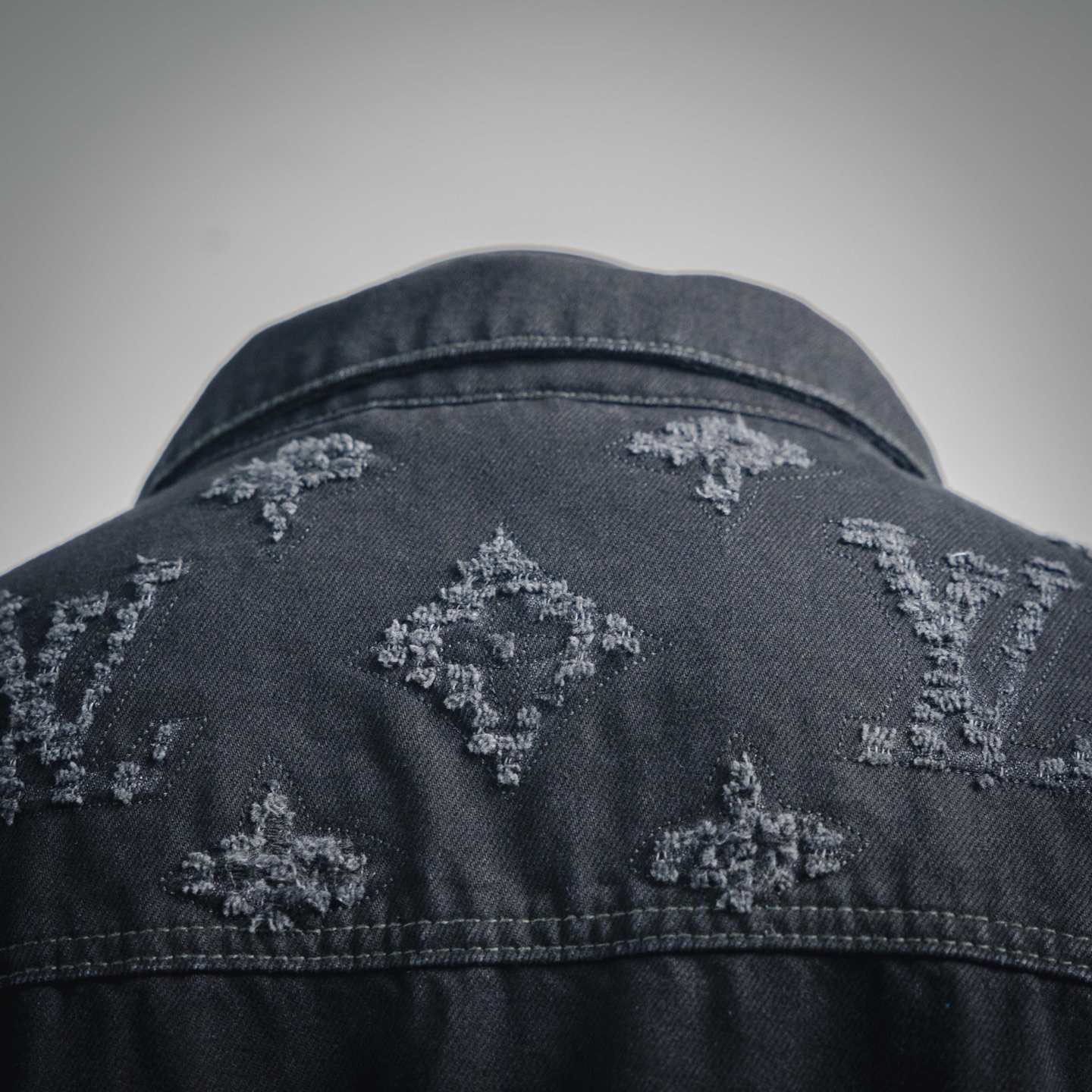 Louis ripped denim jacket
