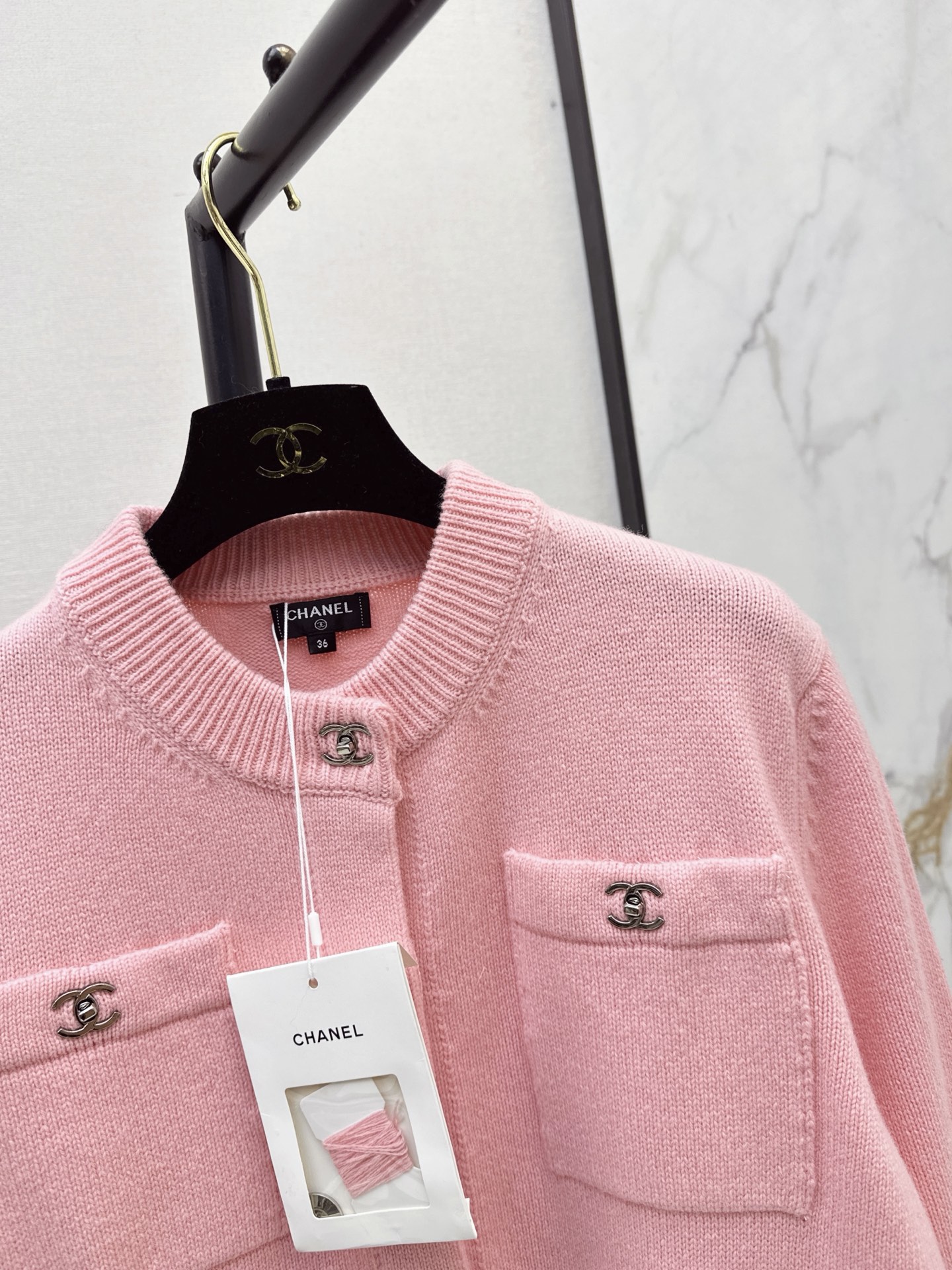Chan 26fw knit jacket