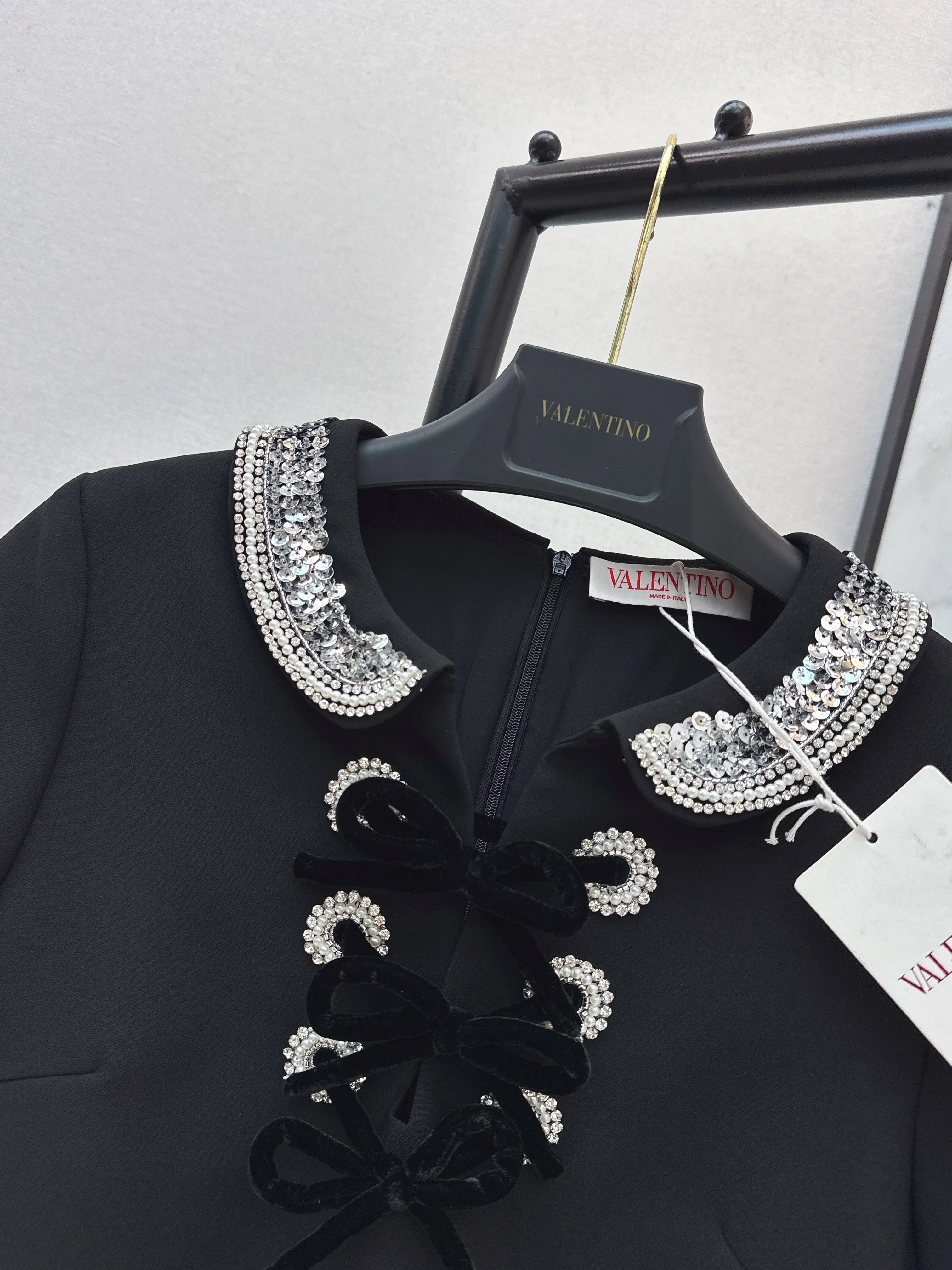 Valen 26ss beading sequins dress