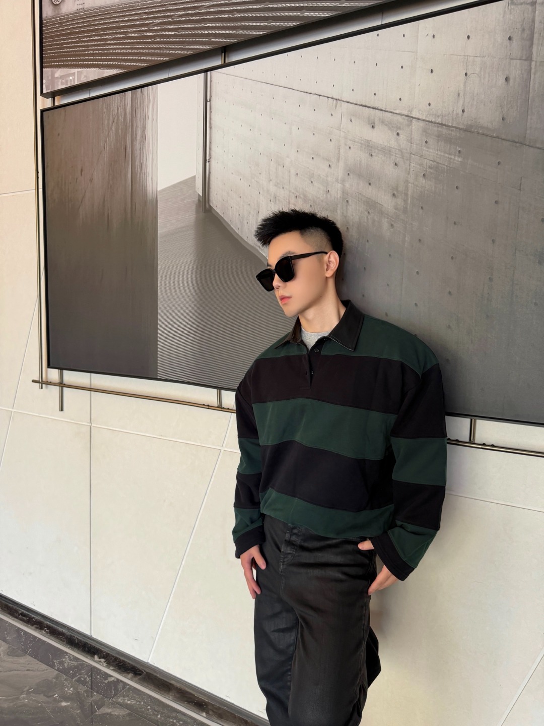 Acne striped sweatshirt