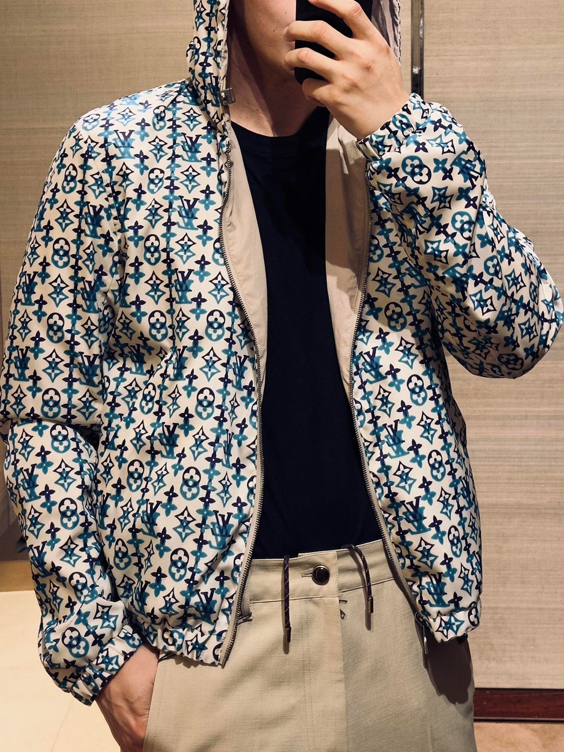 Louis reversible windbreaker jacket