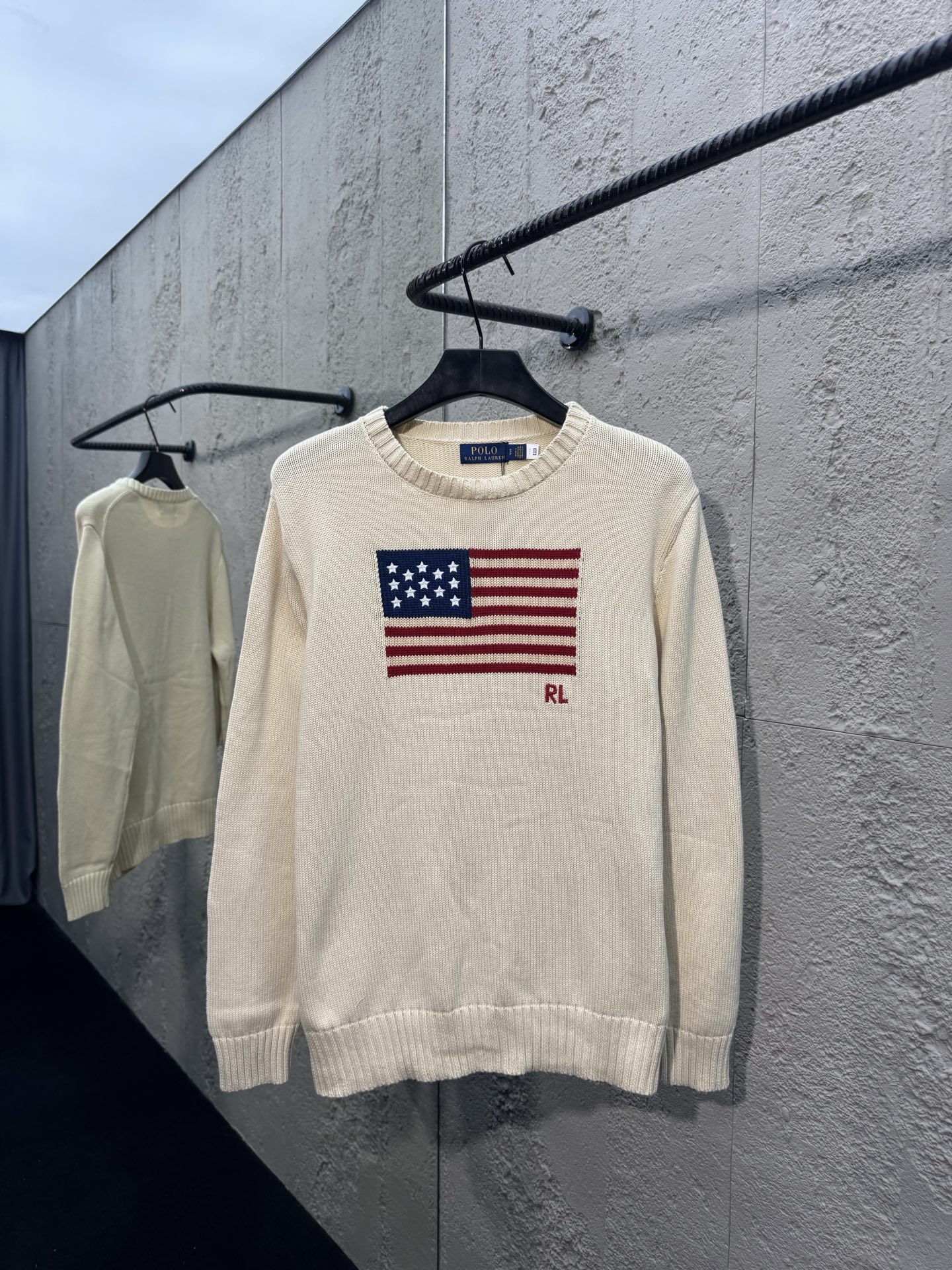 Ralph embroidered jacquard sweater
