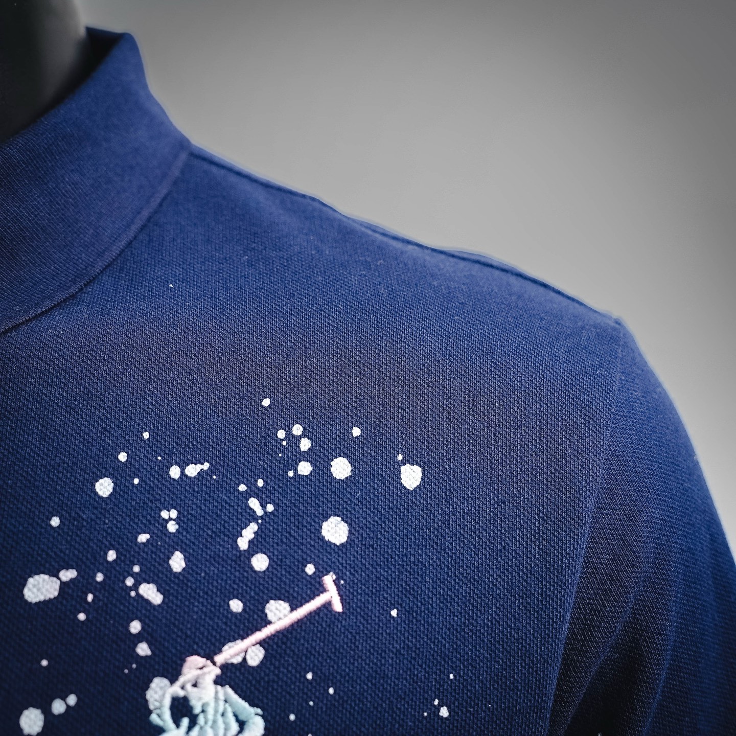 Ralph splatter embroidered Polo