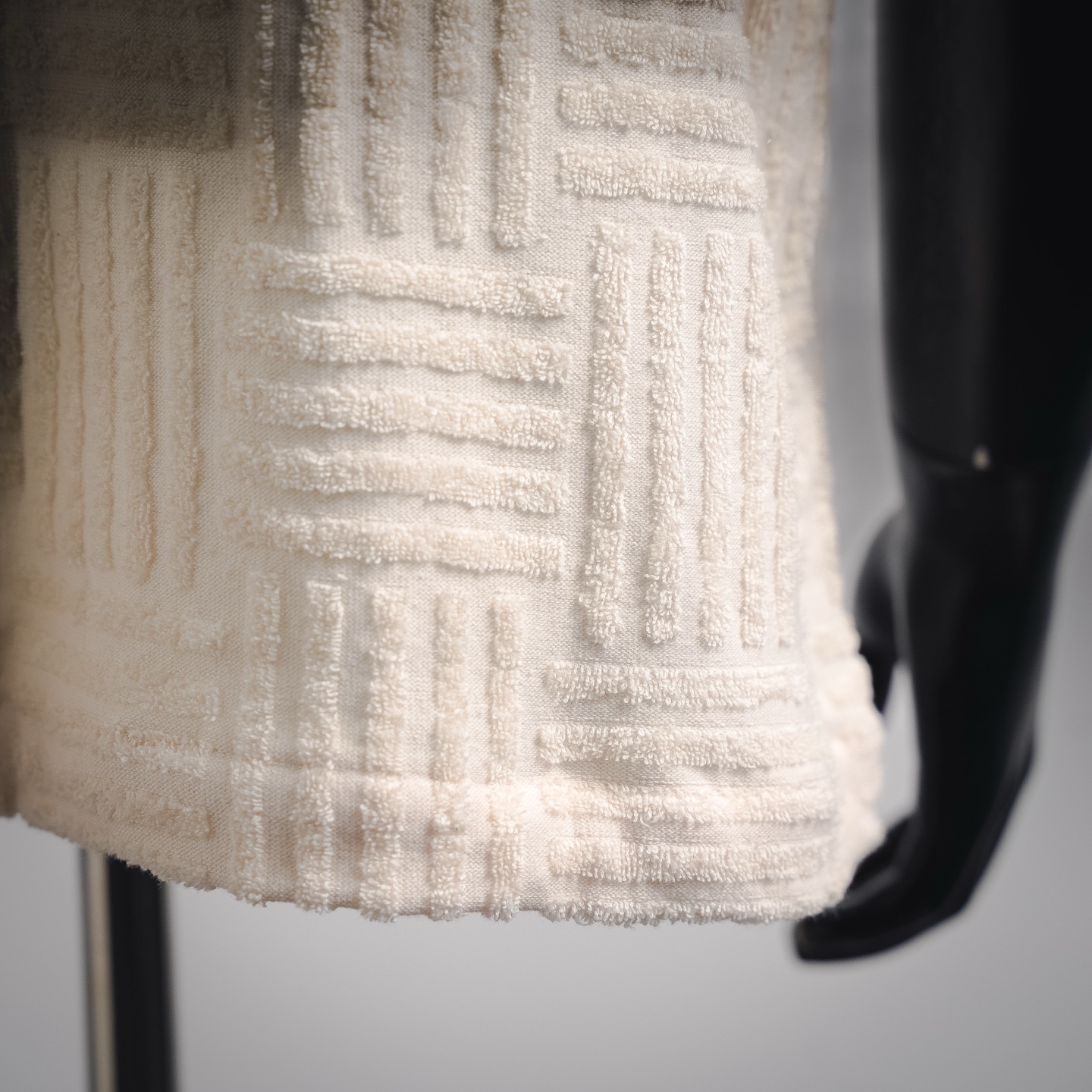 Bottega textured sleeve shirt