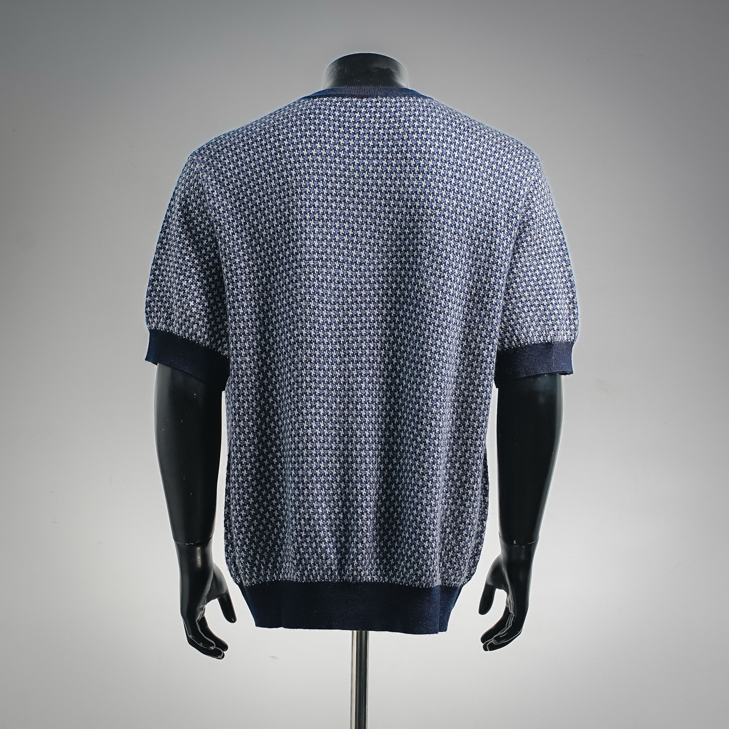 CD jacquard embroidered t-shirt