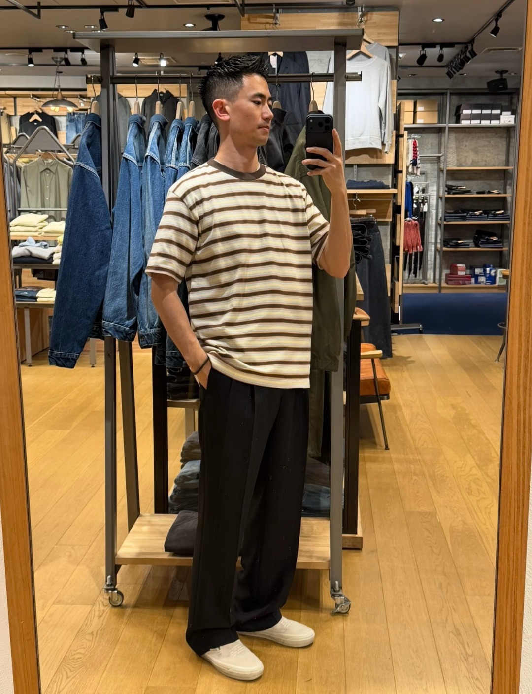 Aural striped t-shirt