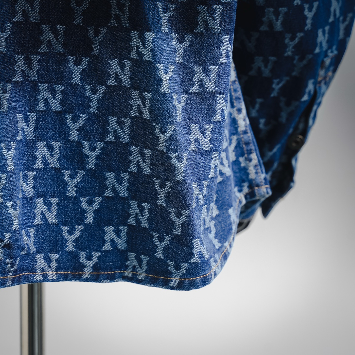 Ml embroidered denim shirts