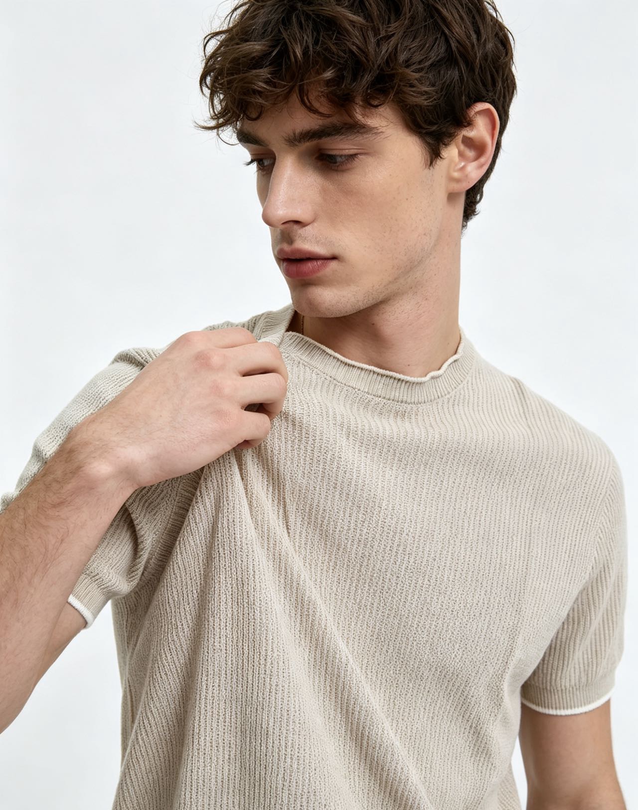 Brunello retro knit shirt
