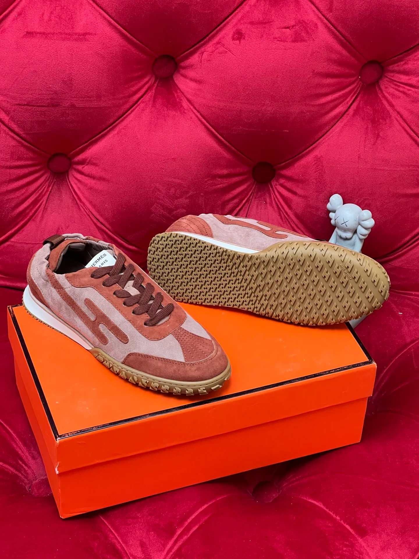 Herm suede sneakers