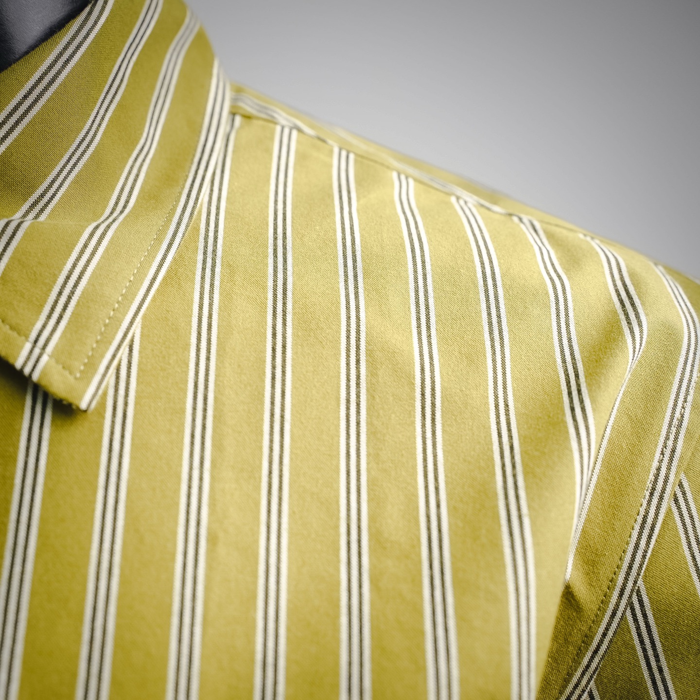 Bur striped crisp shirts
