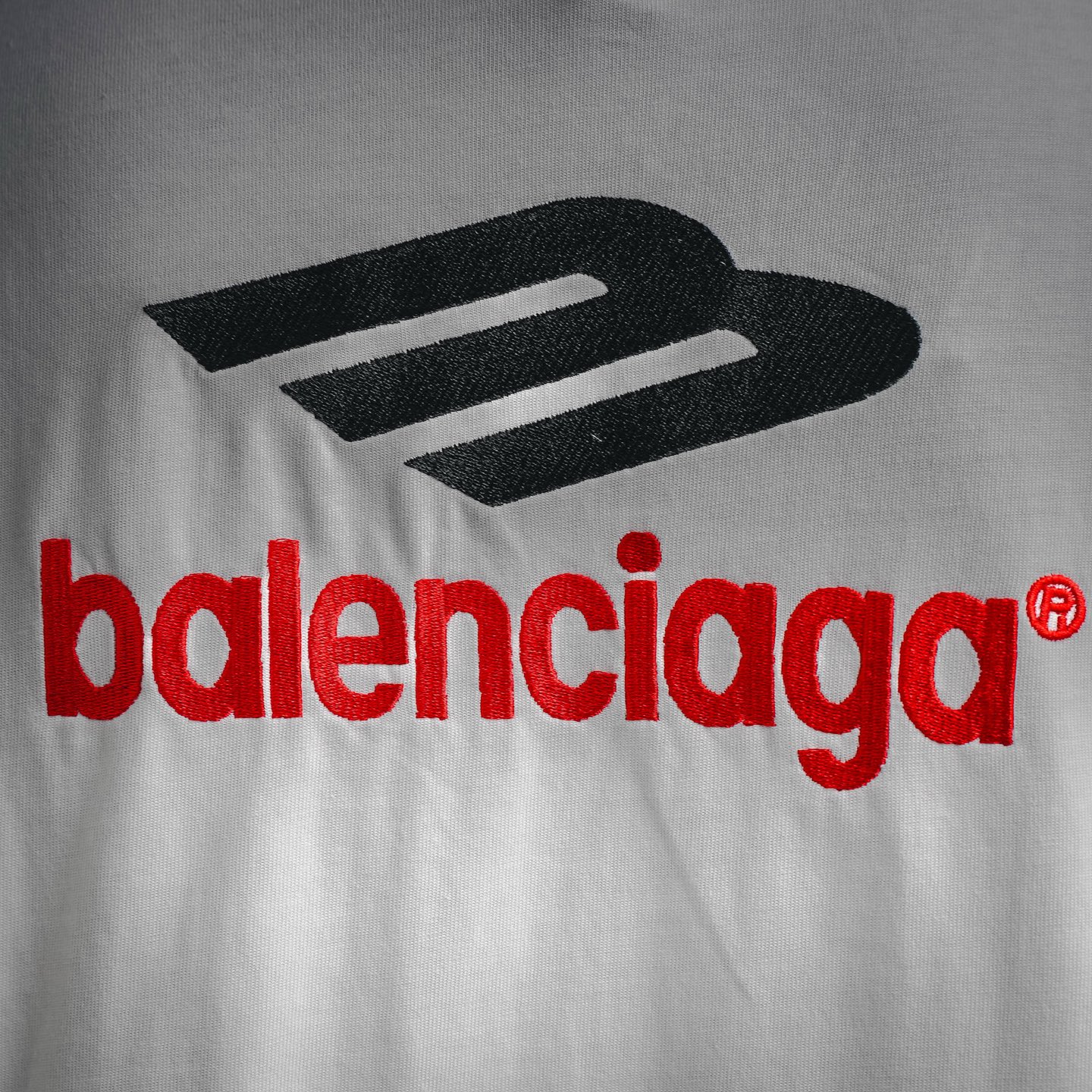 Balen letter embroidered sweatshirt