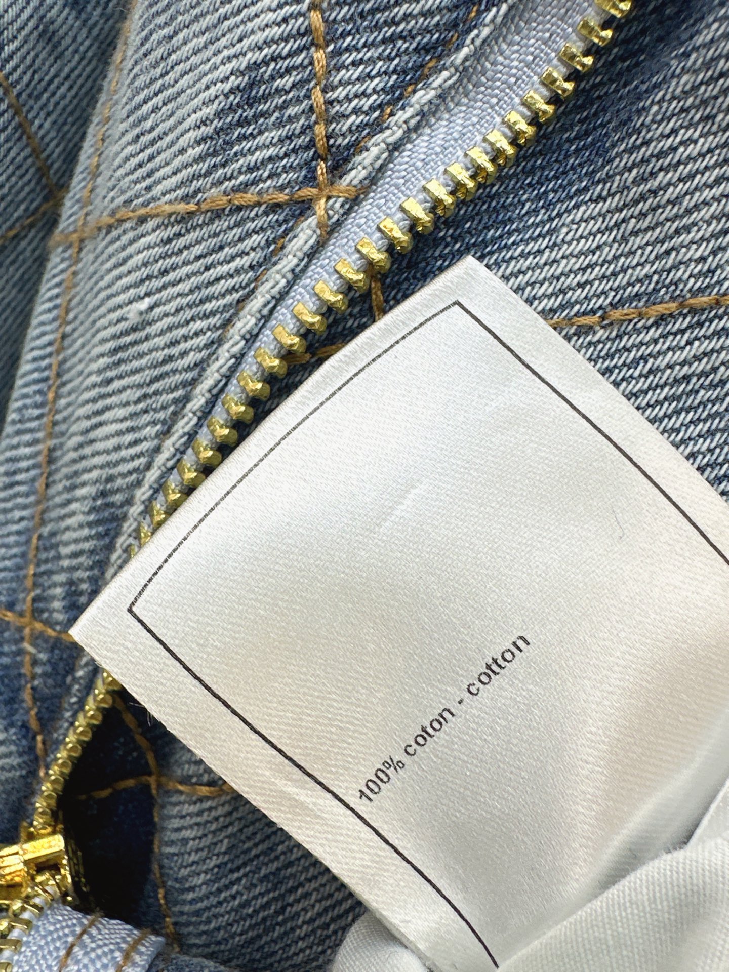 Chan 26fw diamond pattern jeans