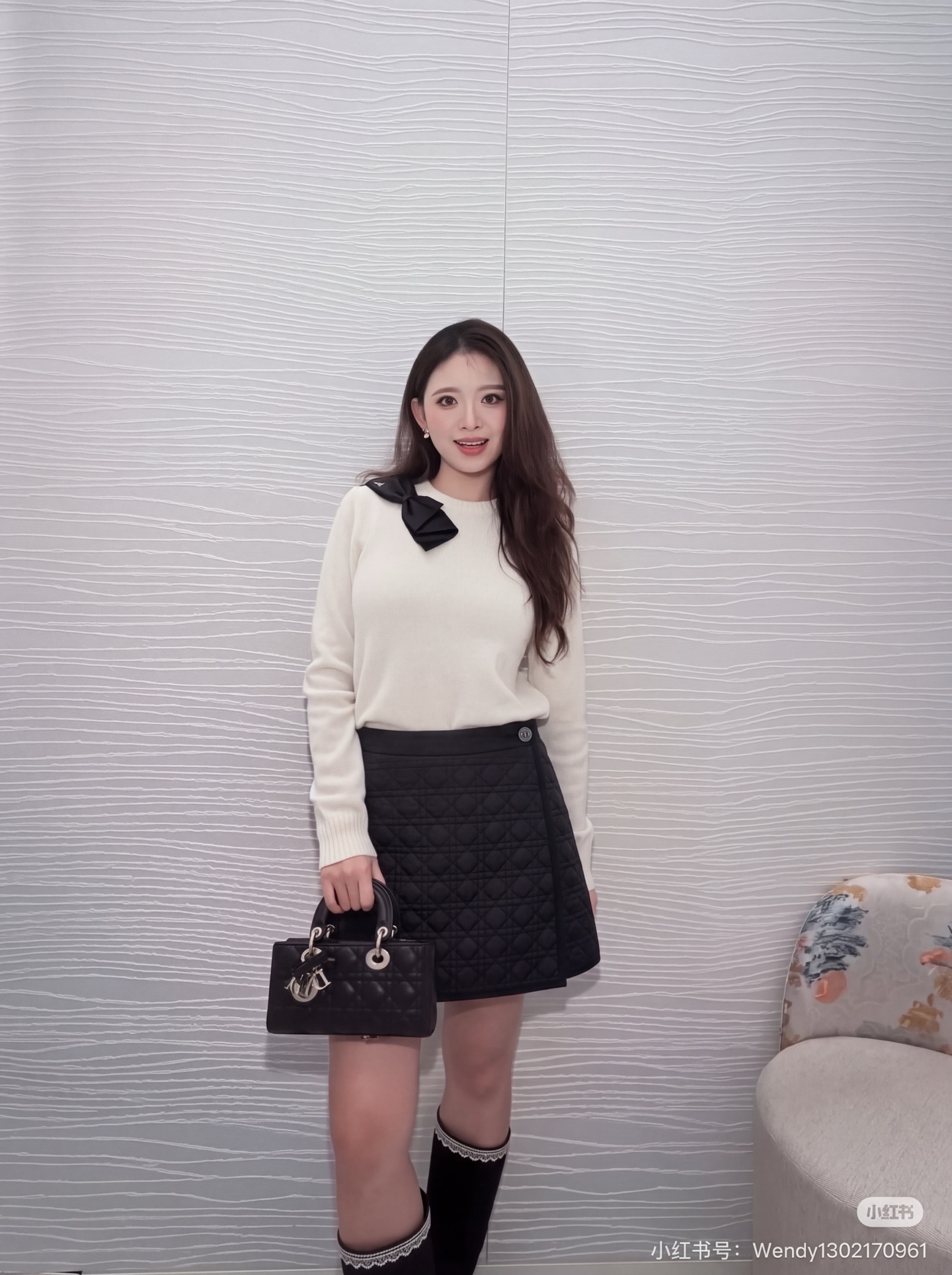 CD 26fw padded skirt
