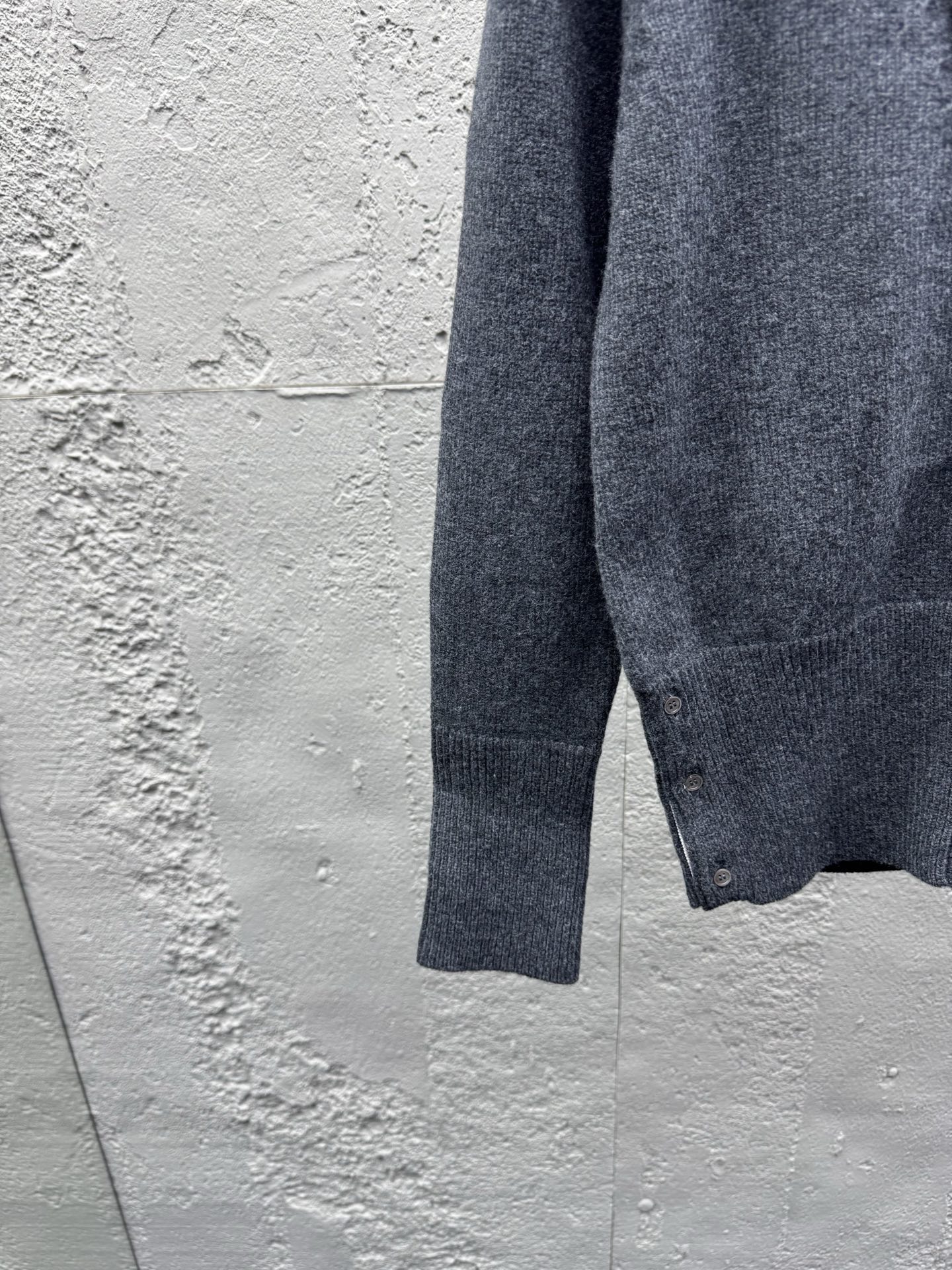 Thom contrast stripe knit cardigan