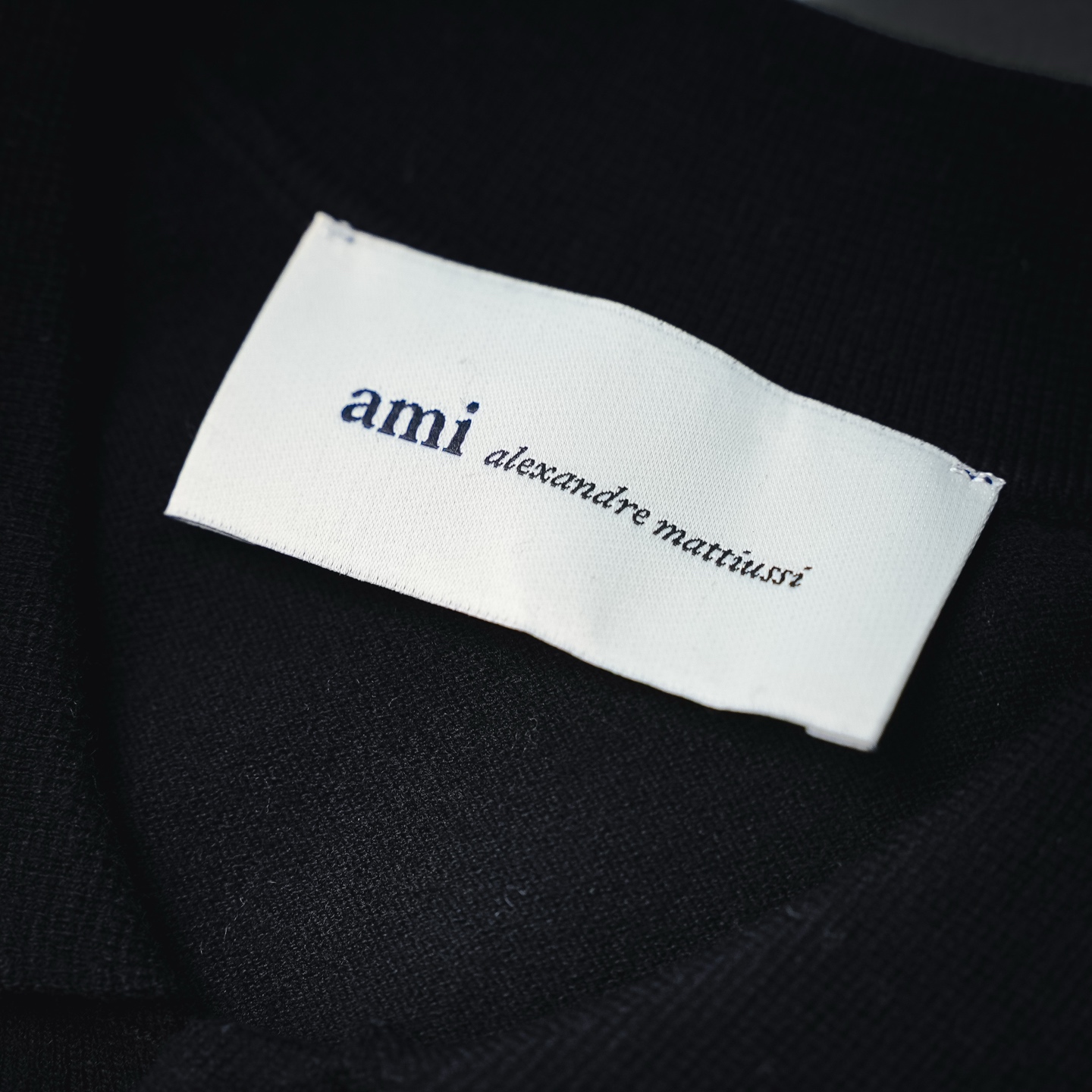 Ami knit wool cardigan