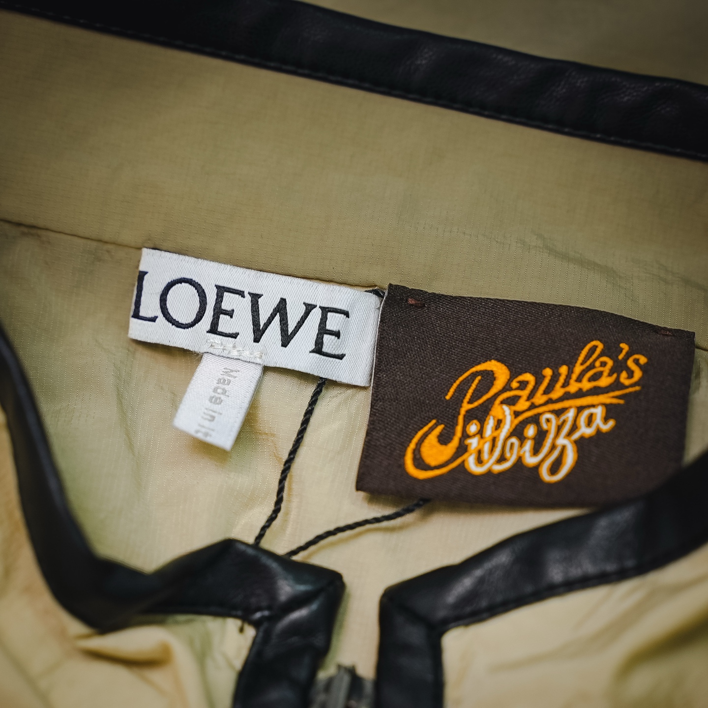 Loe lightweight leather jacket